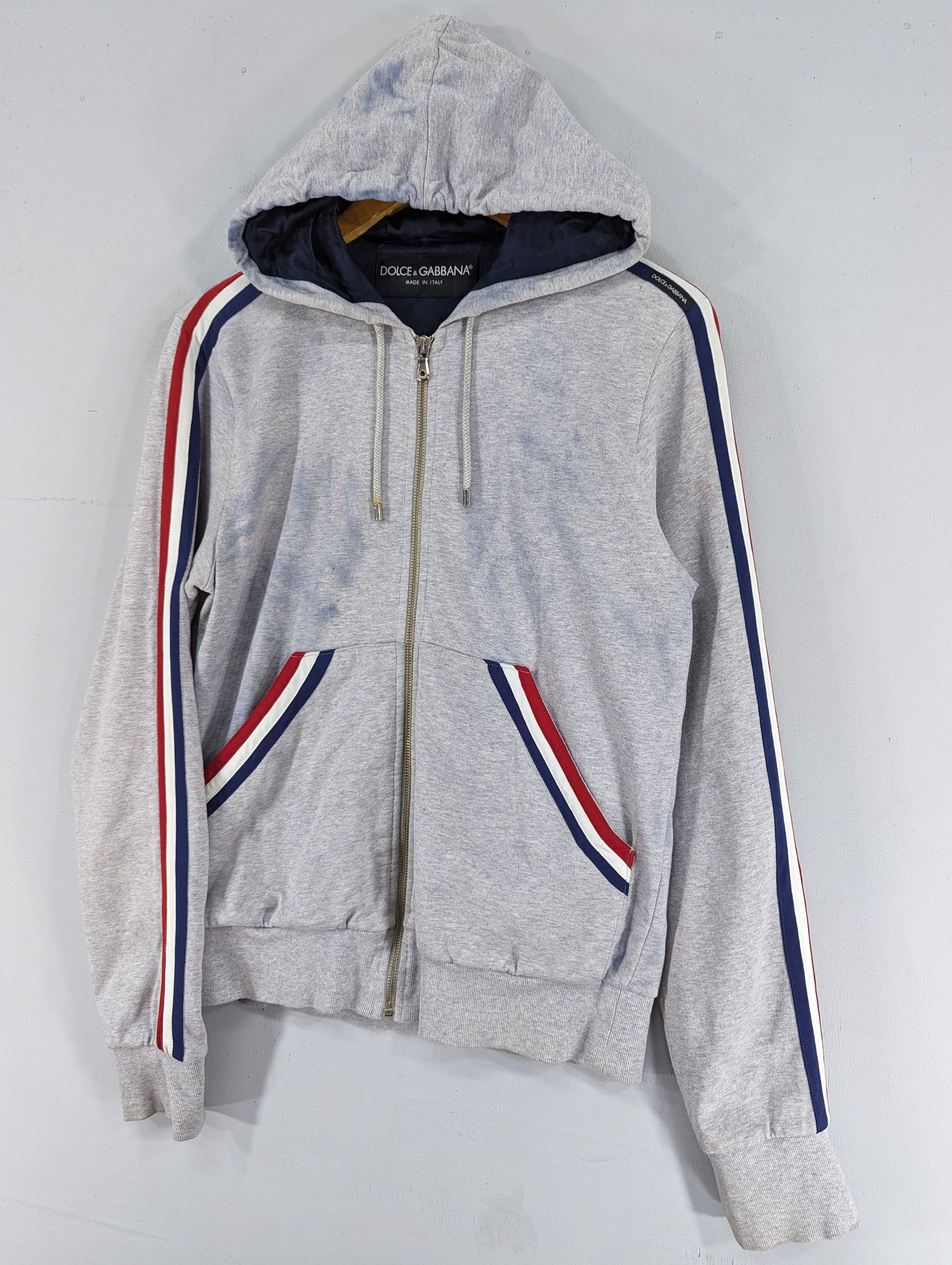 Dolce & Gabbana Dolce&Gabanna Zipper Hoodie Distressed Size US M / EU 48-50 / 2 - 3 Thumbnail