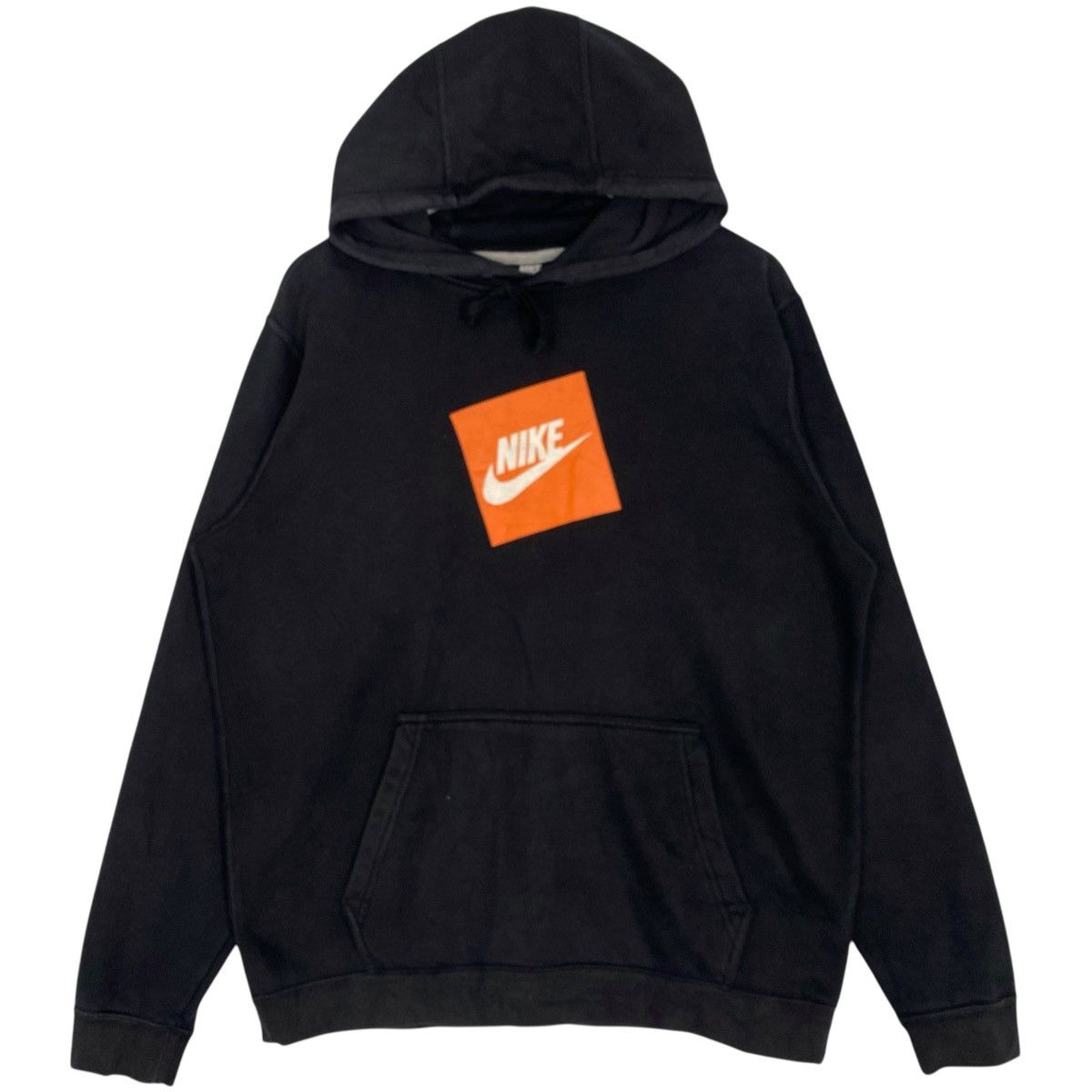 Nike Vintage Nike Hoodie Sweater Small Logo Black Size XL Size US XL / EU 56 / 4 - 1 Thumbnail