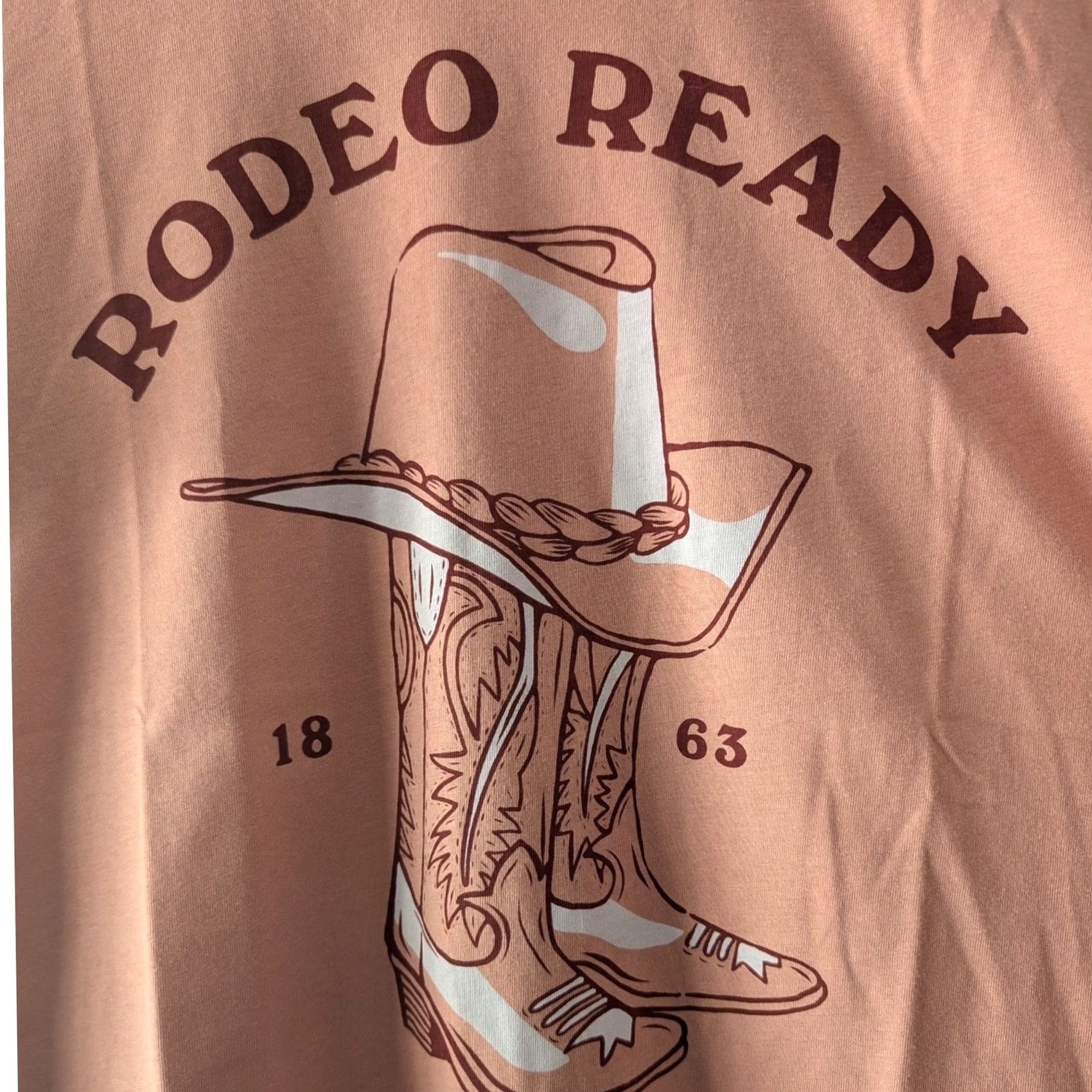 Pendleton Pendleton T-Shirt Pink Western Cowgirl Boots Hat Sz S NWT Crew Neck Short Sleeve Jersey Cotton USA Bohemian Vintage: No Ladies Womens Size S / US 4 / IT 40 - 2 Thumbnail
