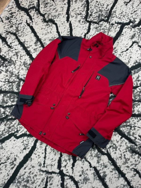 Haglofs Vintage Haglofs outdoor jacket red gray M Size US M / EU 48-50 / 2 - 2 Thumbnail