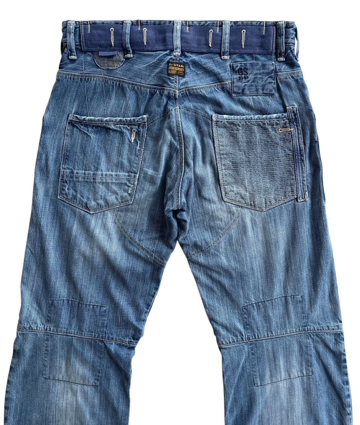 G-Star G-star Raw 3301 Distressed Flared Denim Size US 32 / EU 48 - 8 Thumbnail