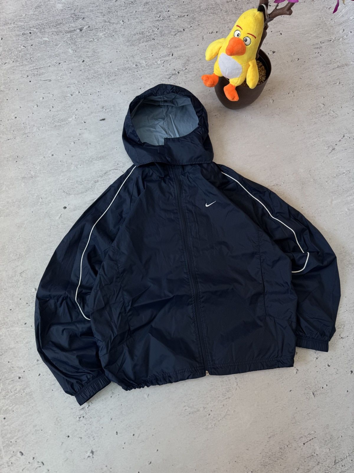 Nike × Vintage NIKE VINTAGE BASIC LOGO OVERSIZE BAGGY LIGHT JACKET Size US M / EU 48-50 / 2 - 1 Thumbnail
