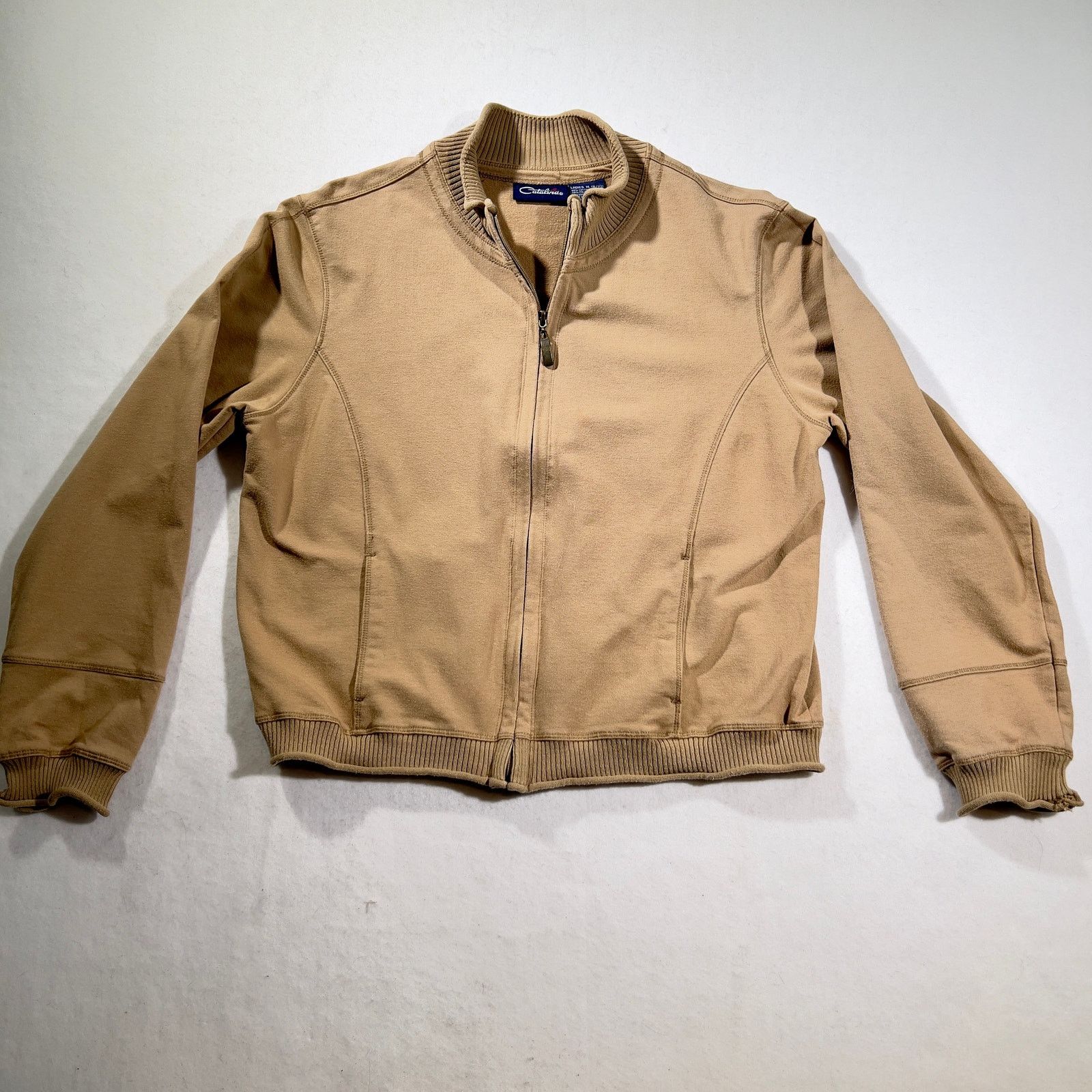 Catalina Catalina Fleece Full Zip Jacket Woman Medium 8/10 Tan Collar Size M / US 6-8 / IT 42-44 - 1 Thumbnail