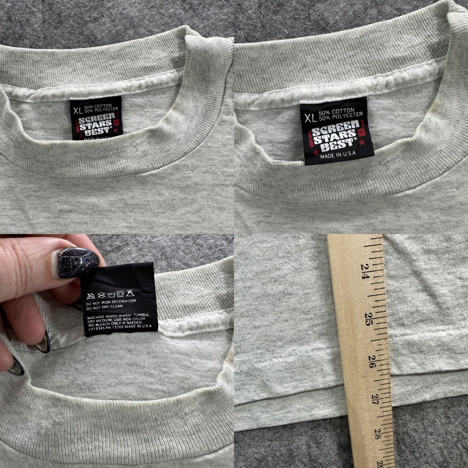 Vintage VINTAGE Big Band Festival Shirt Mens XL Gray 90s Holiday Inn Decatur Illinois Music Shirt Size US XL / EU 56 / 4 - 8 Thumbnail