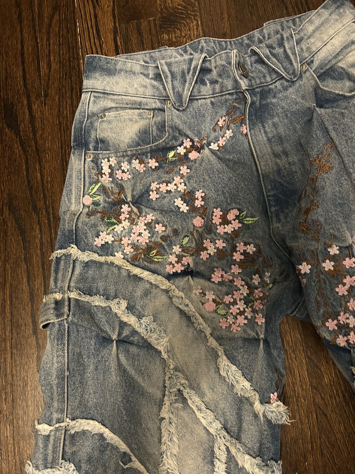 Bad Son Badson Cherry Blossom 'Overgrowth' Denim | Grailed