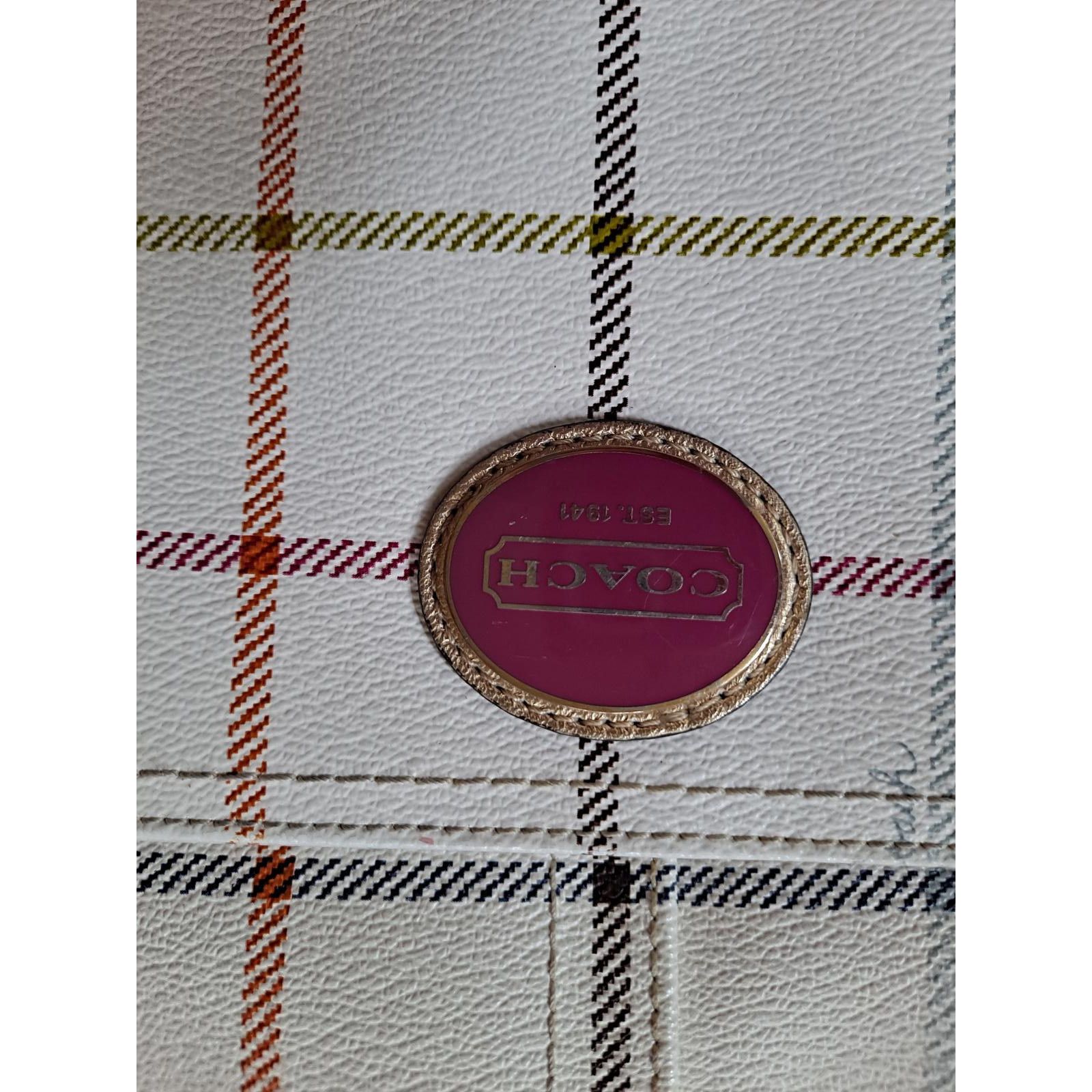 Coach Coach Peyton Tattersall Plaid Tote Size ONE SIZE - 2 Thumbnail