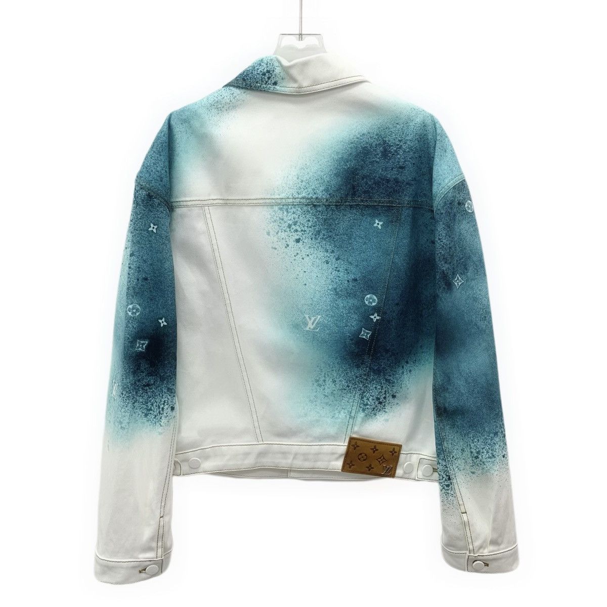 Louis Vuitton Louis Vuitton Blue and White Cotton Denim Jacket Size US S / EU 44-46 / 1 - 2 Thumbnail