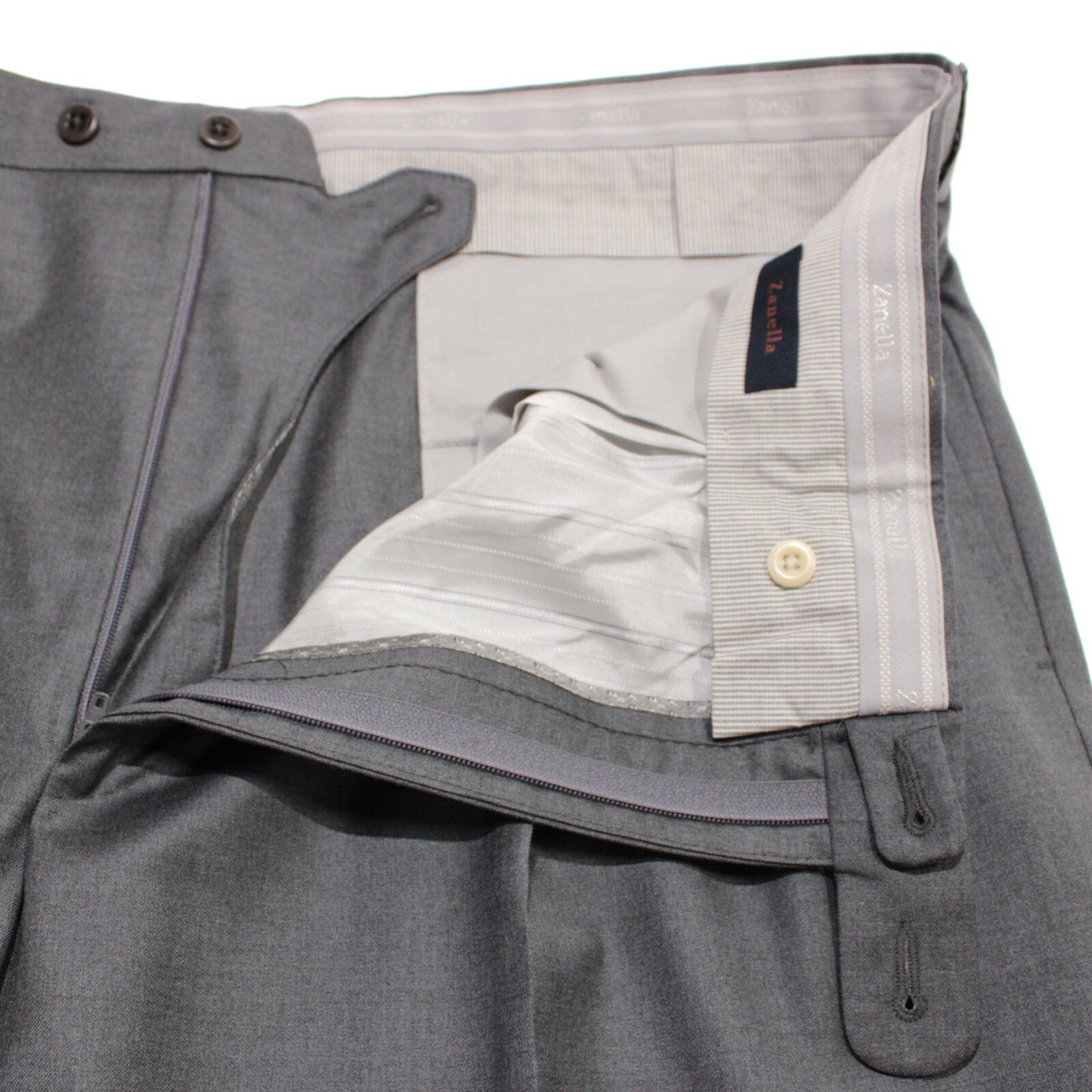 Zanella Zanella New with tags Dress Pants Size 42 US In Gray Size US 42 / EU 58 - 3 Thumbnail