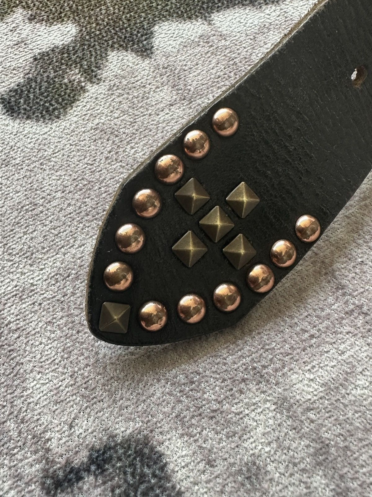 Tete Homme 2000's HALB by Tete Homme studded leather belt Size ONE SIZE - 12 Thumbnail
