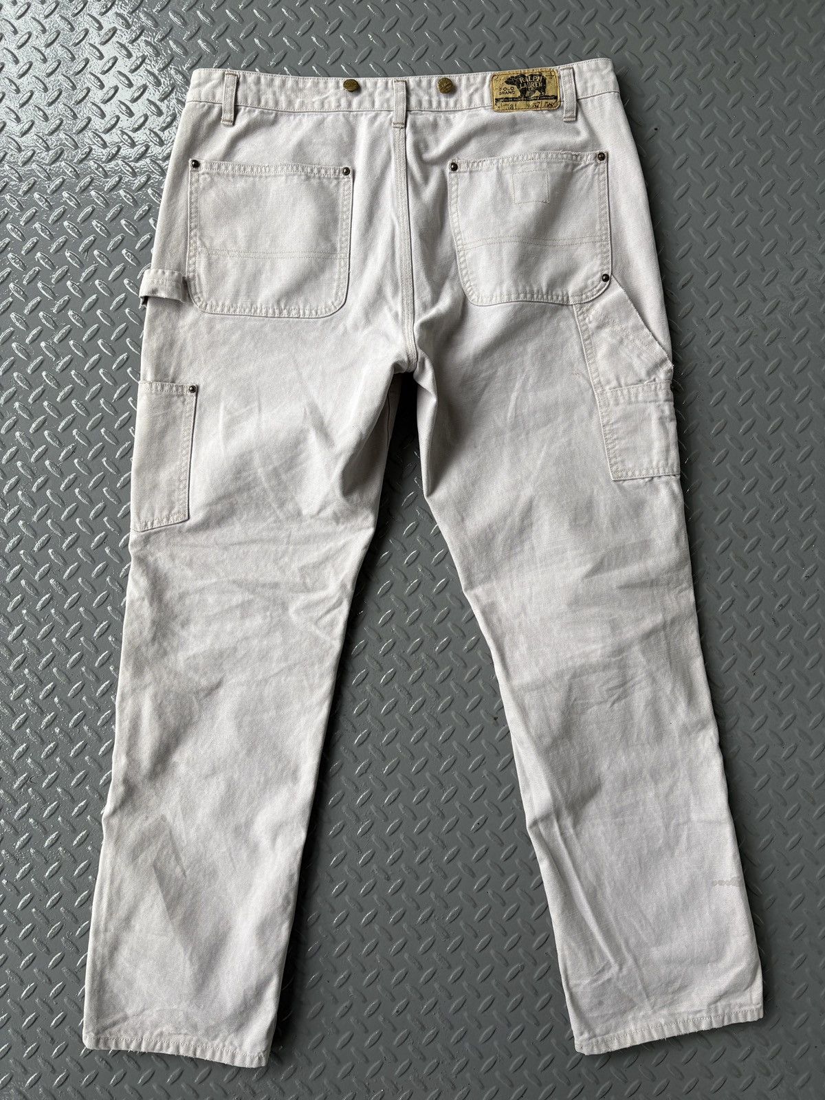 Polo Ralph Lauren Vintage 1990s Polo Double Knee Carpenter Pants Size US 36 / EU 52 - 9 Thumbnail