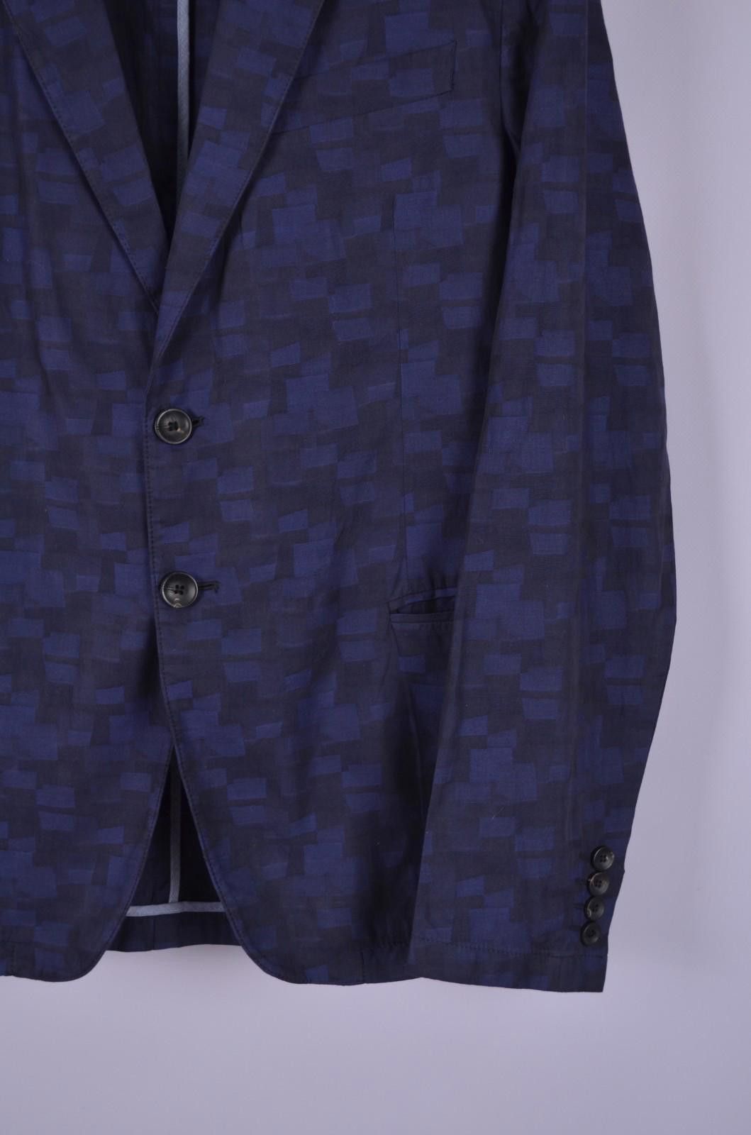 Armani Collezioni Armani Collezioni Cotton Lightweight Unlined Blazer Sz 50/S Size US S / EU 44-46 / 1 - 5 Thumbnail