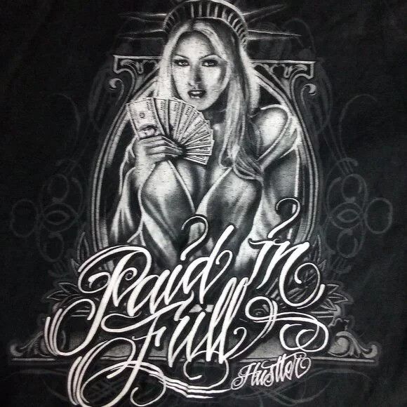 Other Hustler Hardcore Since 74 Paid In Full T-Shirt Size US XL / EU 56 / 4 - 1 Thumbnail