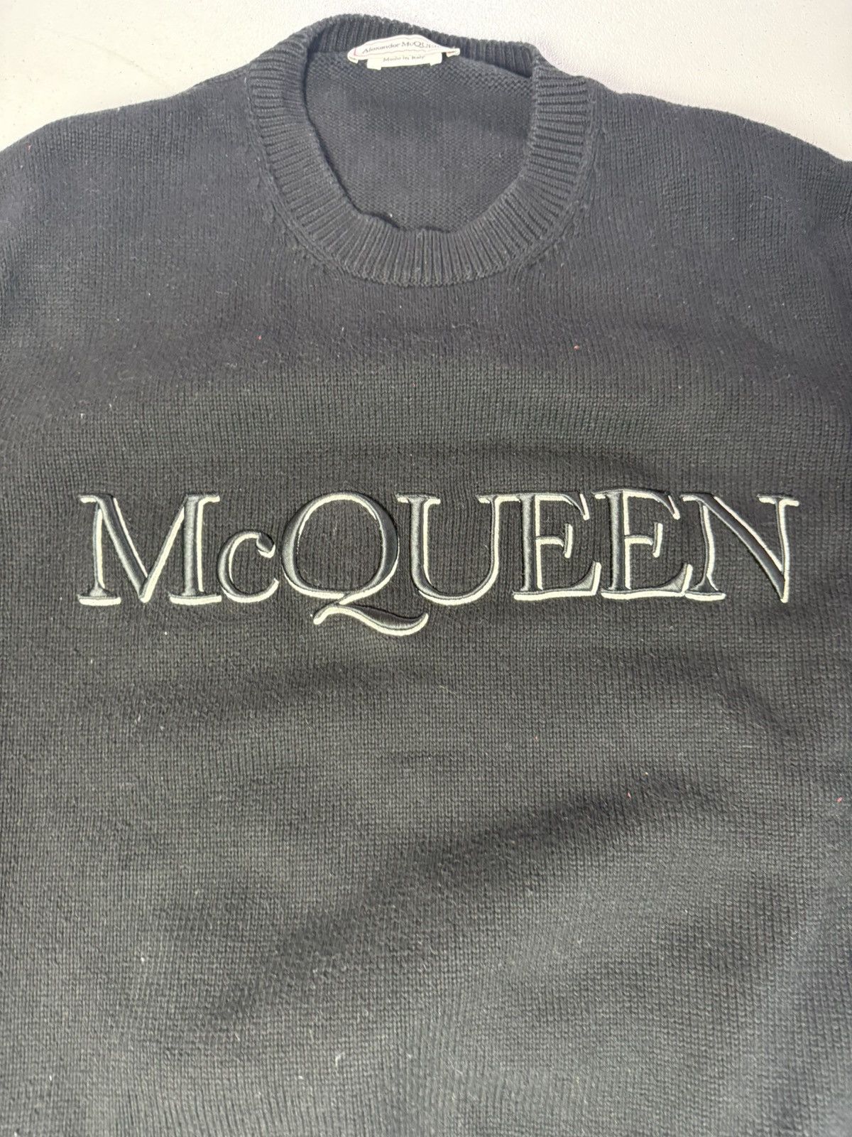 Alexander McQueen Alexander McQueen Knitted Crewneck Jumper Sz L LOT Size US L / EU 52-54 / 3 - 3 Thumbnail