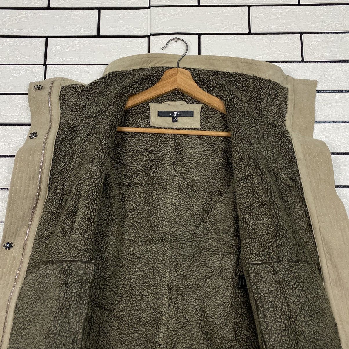 Issey Miyake 📌Cropped Biker Leather Jacket 7 Mamkind Double Collar Size US XS / EU 42 / 0 - 15 Thumbnail