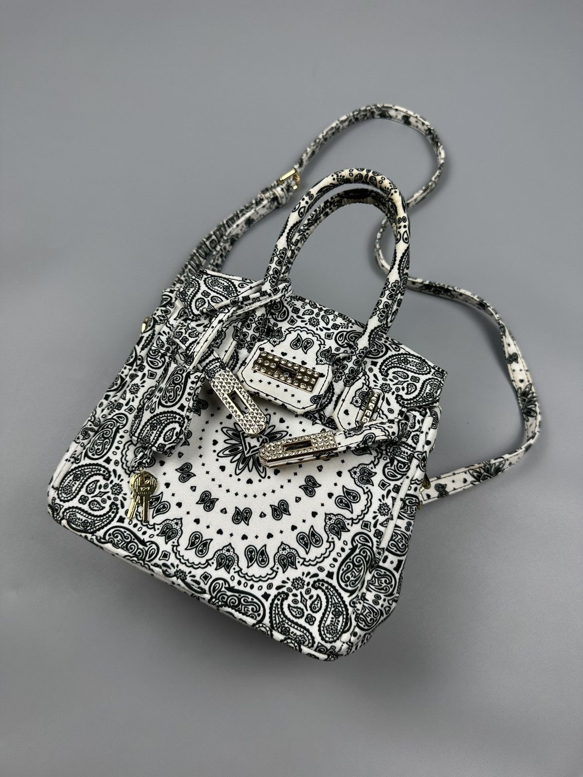 Designer × If Six Was Nine Rare Hermetic Paisley Birkin Inspired By Hermes Birkin Size ONE SIZE - 3 Thumbnail