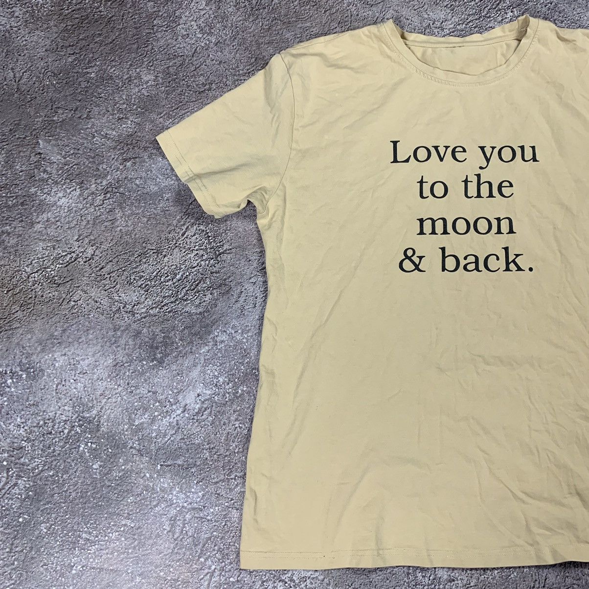 Vintage VINTAGE Y2K ADULT LOVE YOU TO THE MOON AND BACK FUNNY TEE Size US XL / EU 56 / 4 - 2 Thumbnail