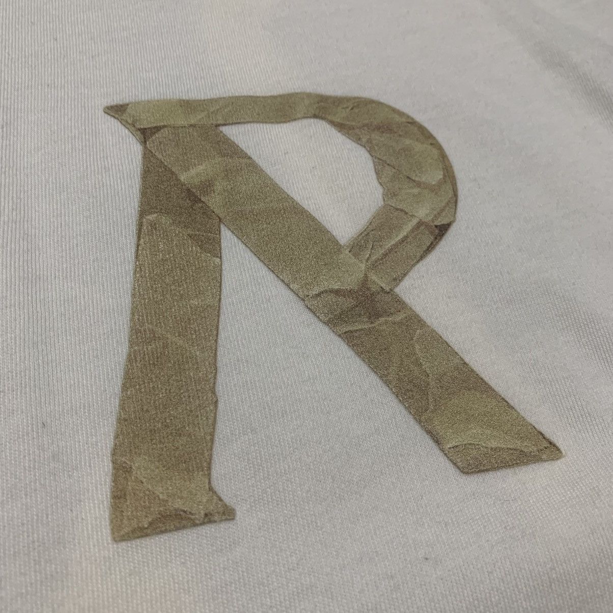 Represent Clo. Represent Medium Masking Tape Initial Flat White Tee Size US M / EU 48-50 / 2 - 3 Thumbnail