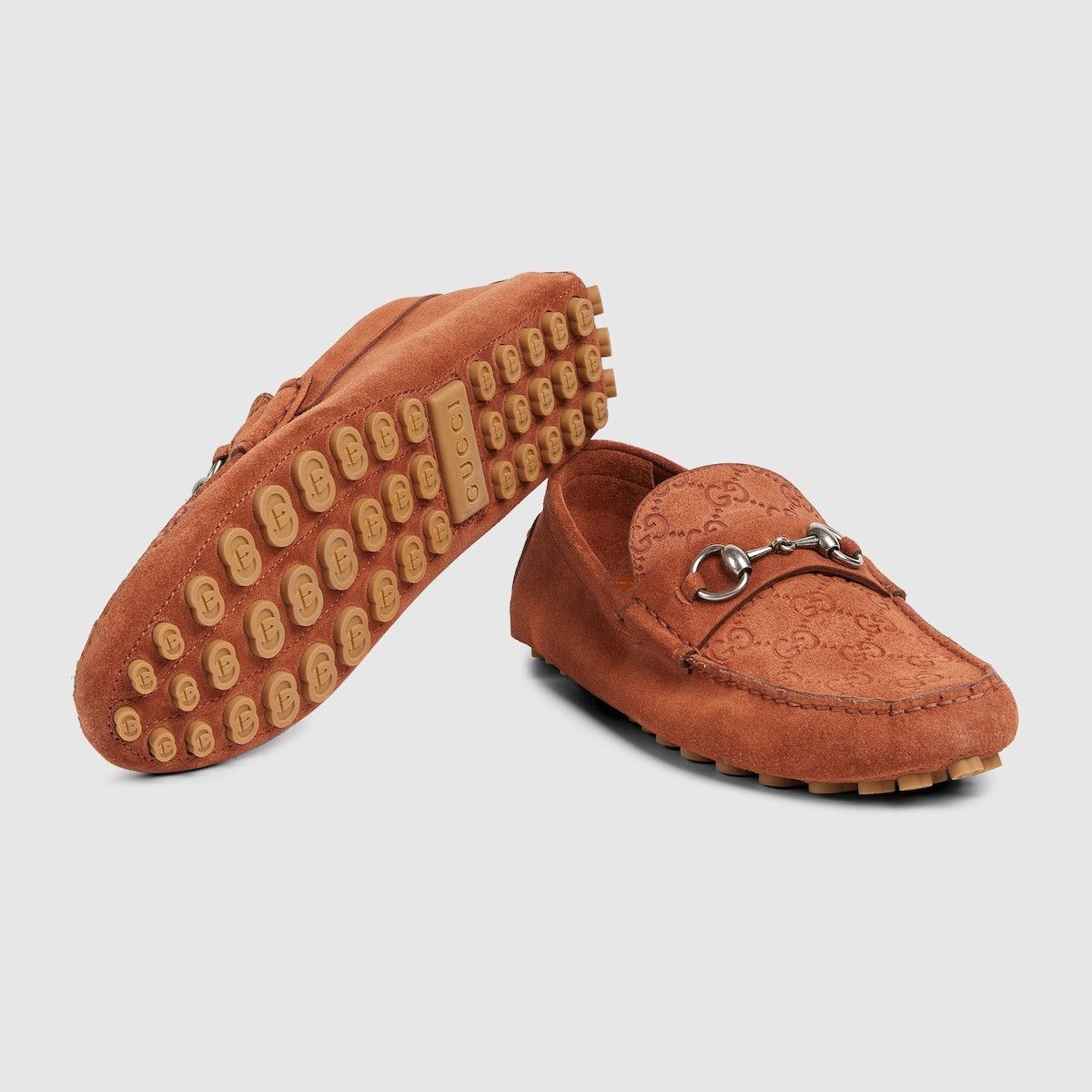 Gucci o1mt1gz0525 Men's Driver Shoes With Horsebit in Brown Size US 10 / EU 43 - 6 Thumbnail