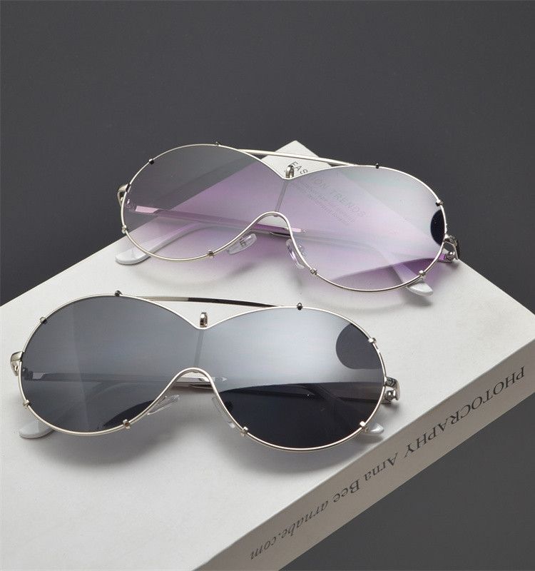 Electric Visual Hip-hop Street ins style custom avant-garde sunglasses Size ONE SIZE - 3 Thumbnail