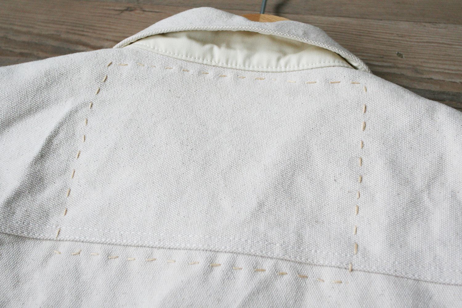 Handmade Galaxy Studios Raw Denim Type 1 I Jacket off white Size US M / EU 48-50 / 2 - 8 Thumbnail