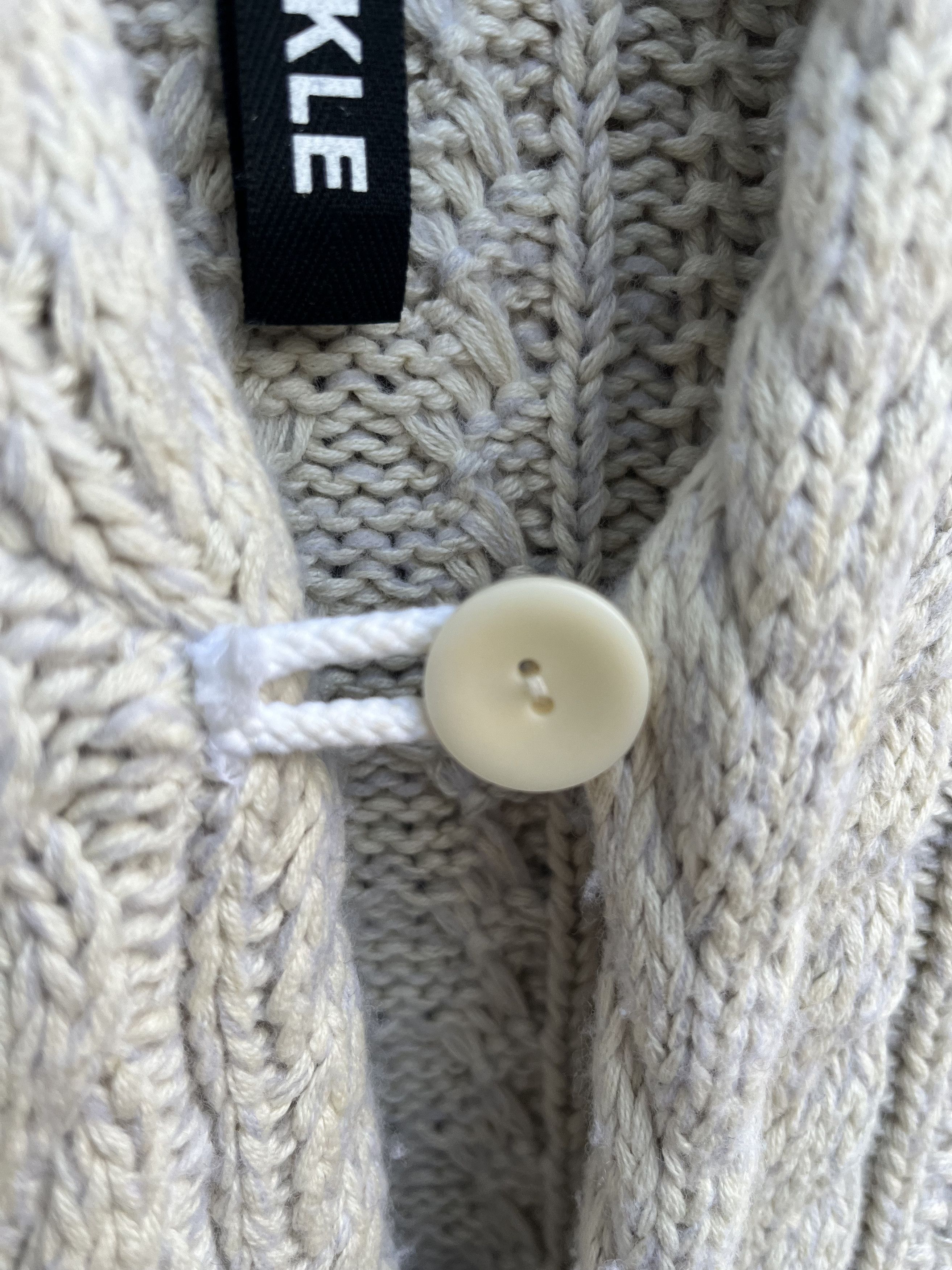 RIPVANWINKLE Alan Carde Off White Cotton-Wool Cardigan (japanese size 5) Size US XL / EU 56 / 4 - 11 Thumbnail