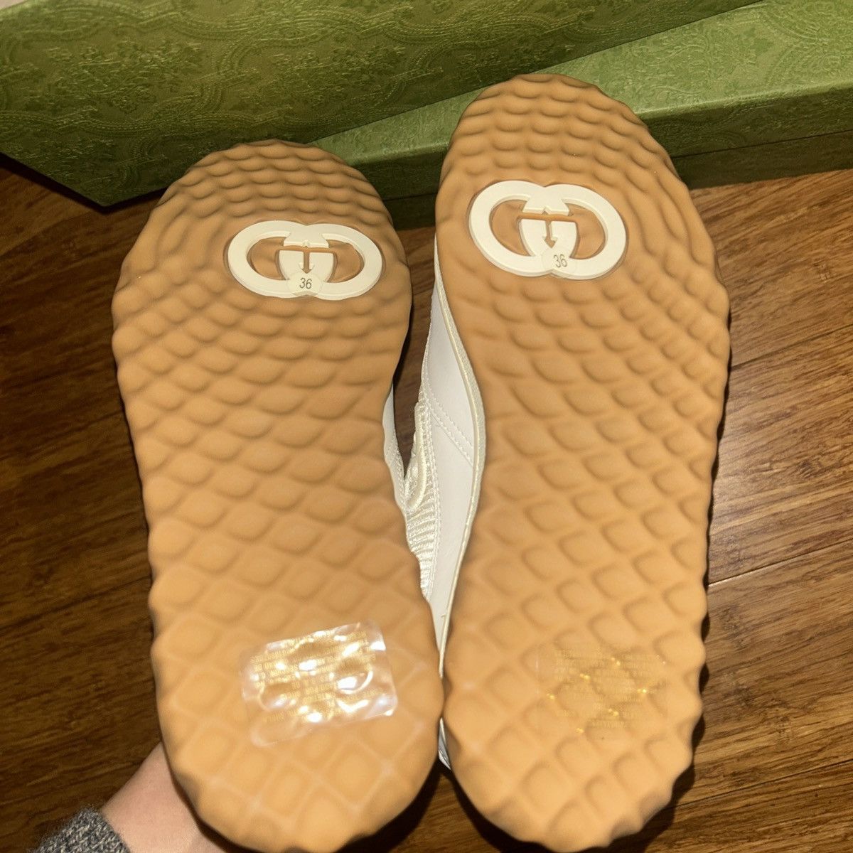 Gucci Gucci MAC80 Low Top Leather Skateboard Sneakers Size US 6 / IT 36 - 6 Thumbnail