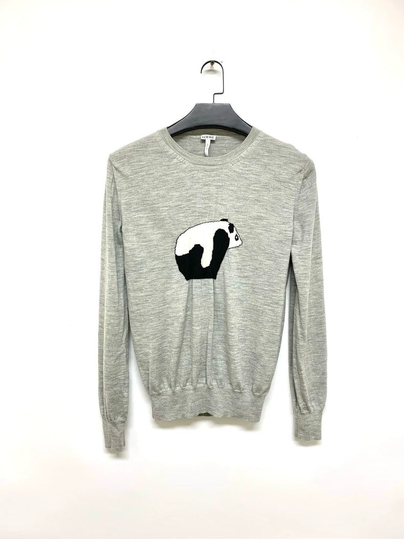 Loewe LOEWE Knitted Sweater with Chest Bear Pattern/XS Size, Sho Size XS / US 0-2 / IT 36-38 - 1 Thumbnail