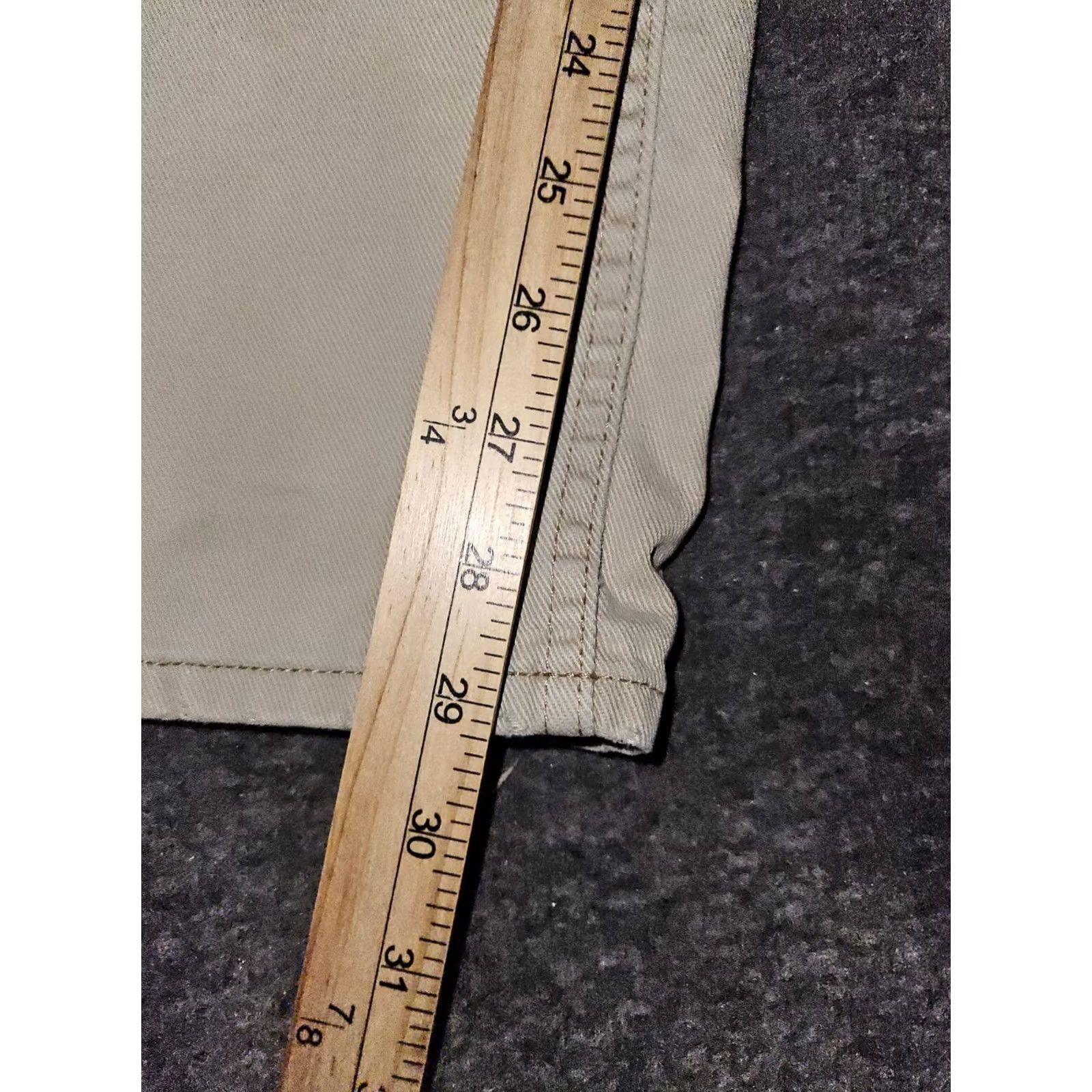 Vintage VINTAGE L.L. BEAN Jeans Straight Men's 38x32 Denim Cotton Cream Distressed Outdoor Casual Logo 90s Mens Size US 38 / EU 54 - 5 Thumbnail