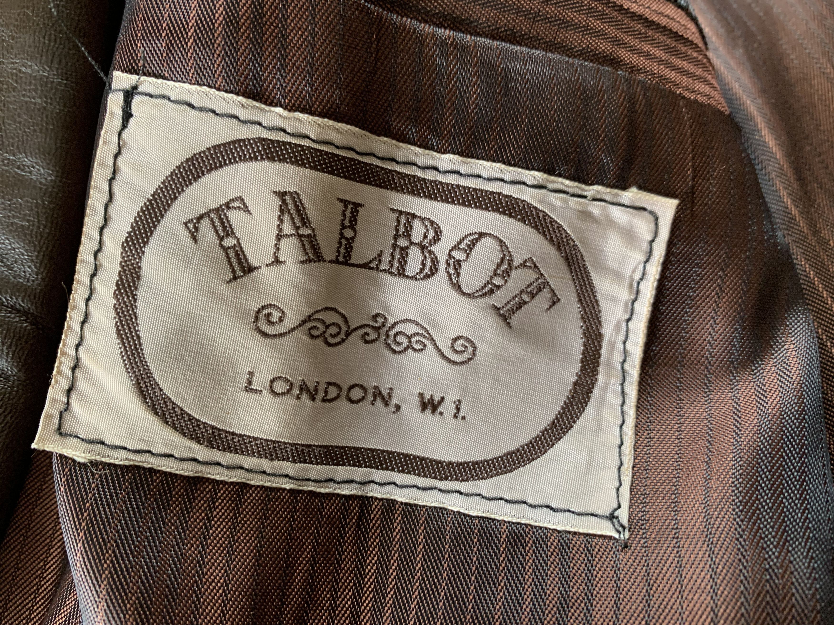 Vintage Vintage Talbot Leather Heavy Coat Size US M / EU 48-50 / 2 - 6 Thumbnail