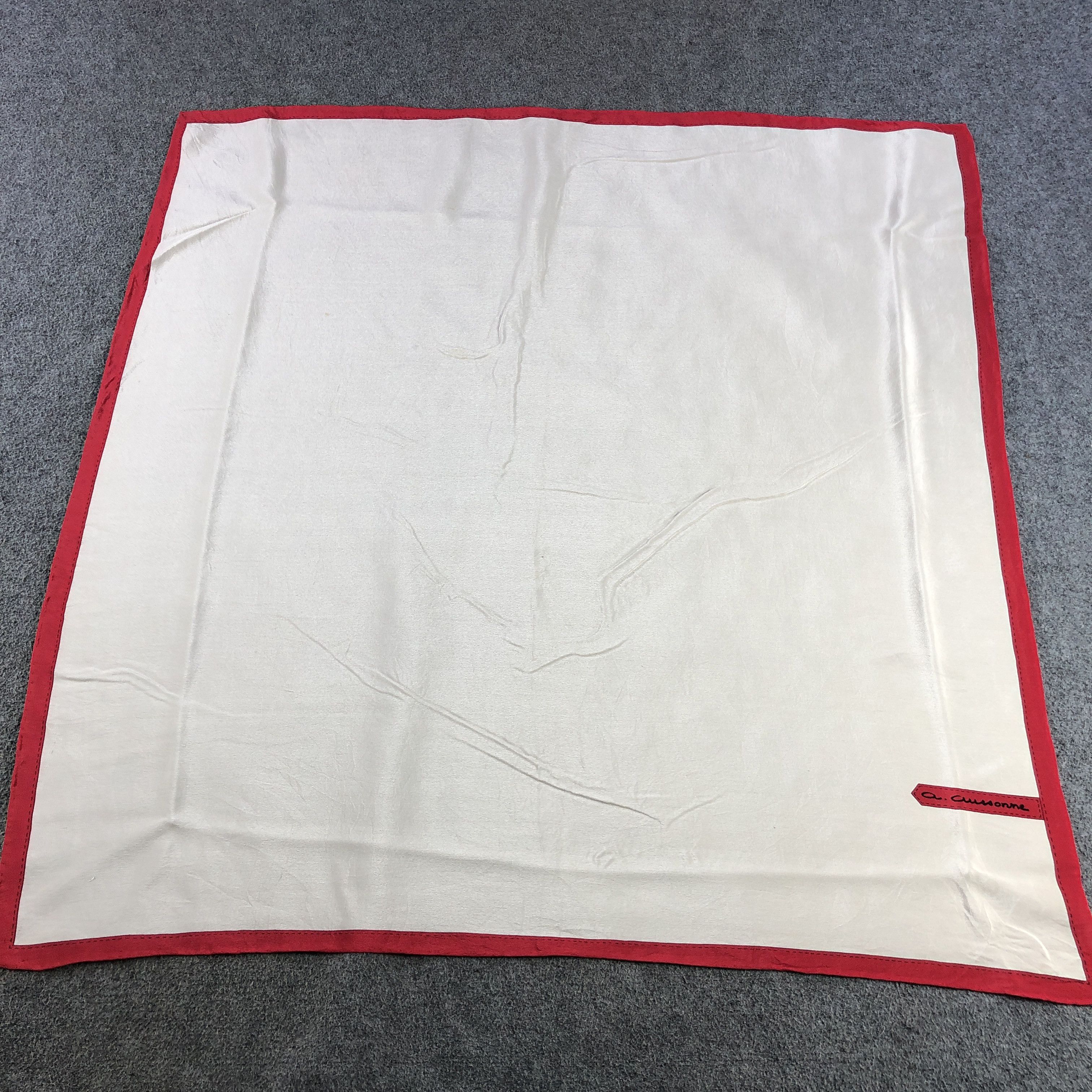 Japanese Brand Armando Caruso Silk Scarf M1369 Size ONE SIZE - 2 Thumbnail