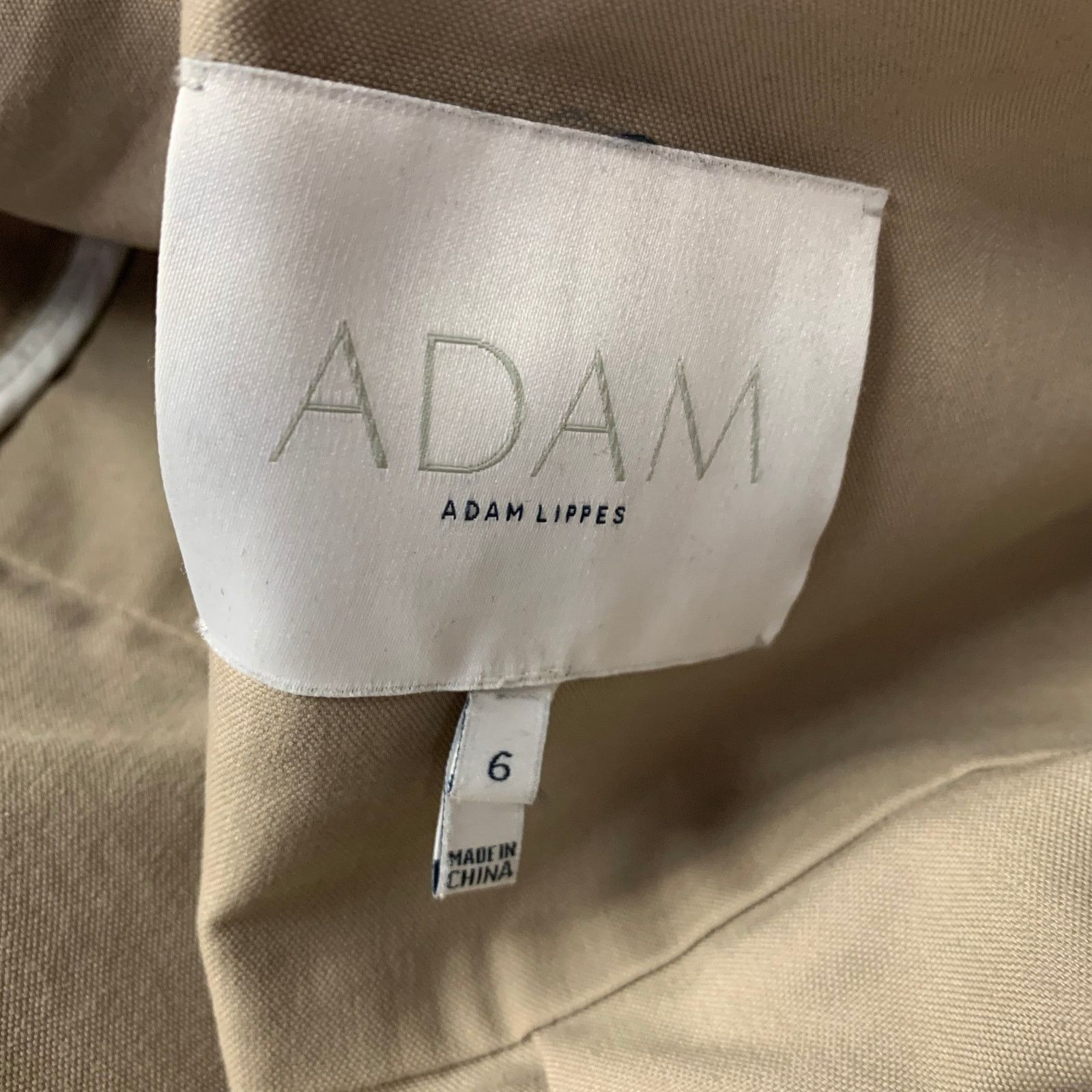 Adam Lippes ADAM LIPPES Size 6 Khaki Cotton Blend Military Jacket Size US XXL / EU 58 / 5 - 6 Thumbnail