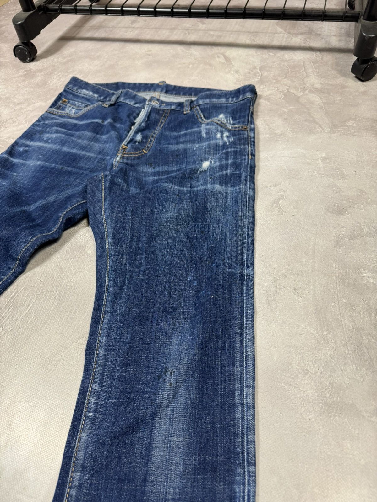 Dsquared2 Dsquared2 Distressed Style Men's Skini Jeans Size US 31 - 9 Thumbnail