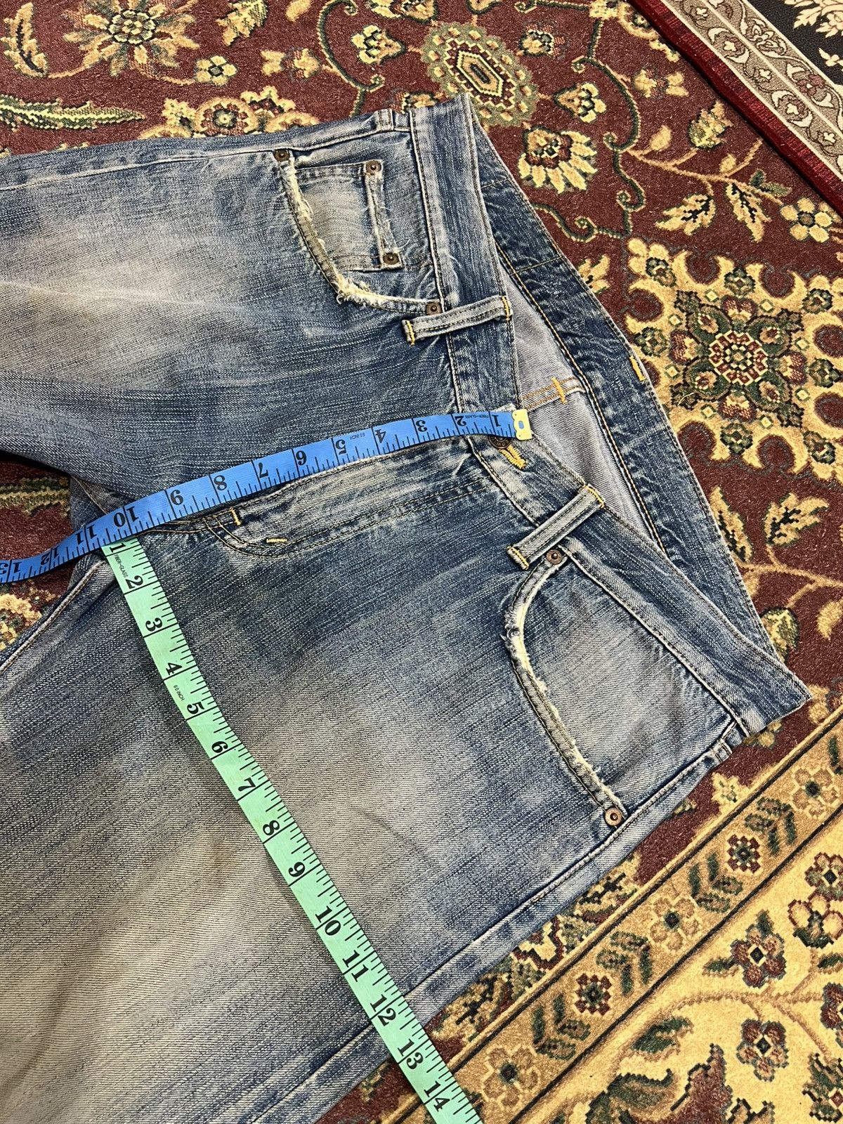 Edwin Vintage Edwin 503 Mud Wash Distress Jean Size US 37 - 6 Thumbnail