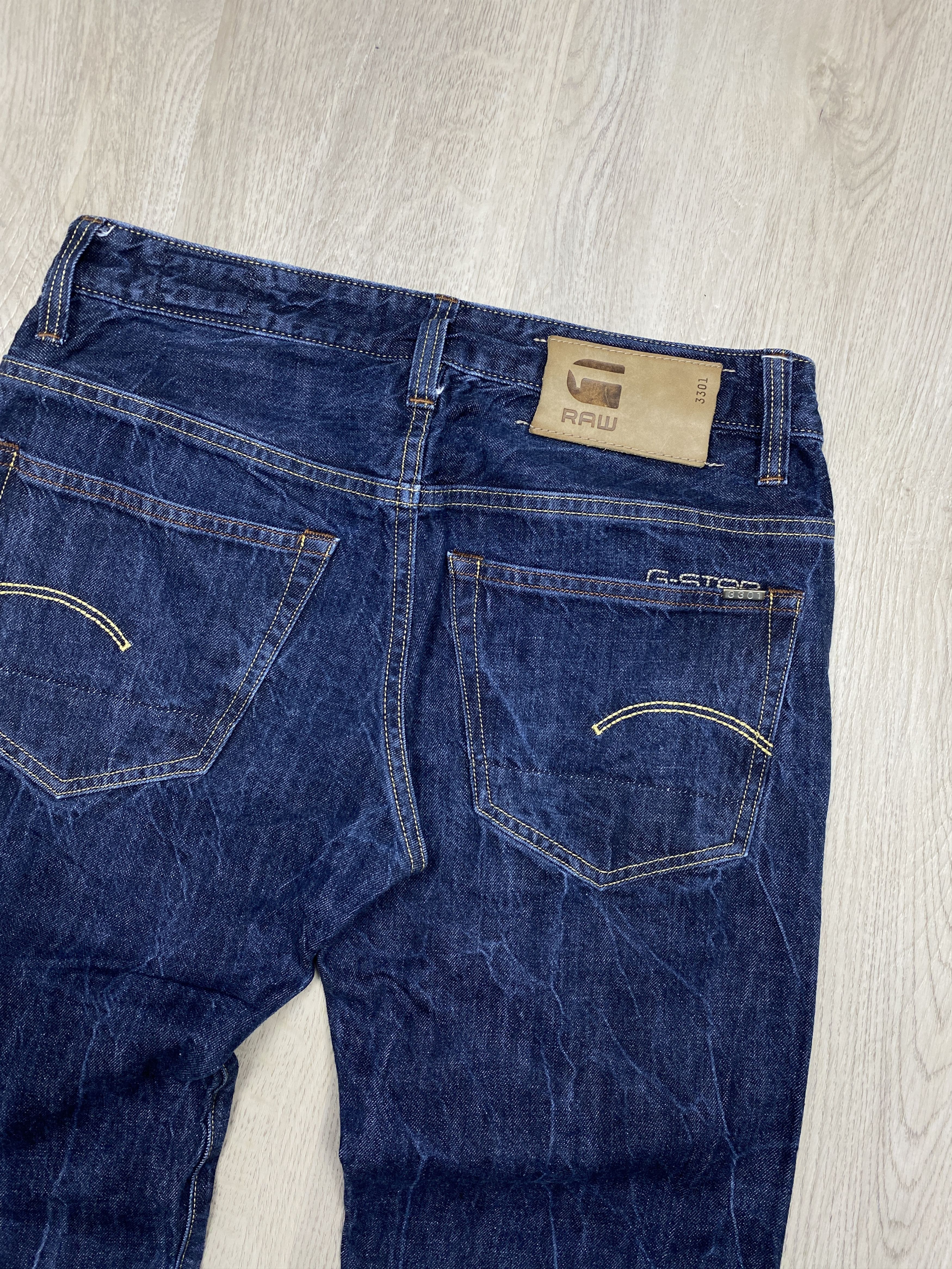 G-Star G Star Raw Vintage Mens Low Tapered Denim Pants Jeans Size US 30 / EU 46 - 2 Thumbnail