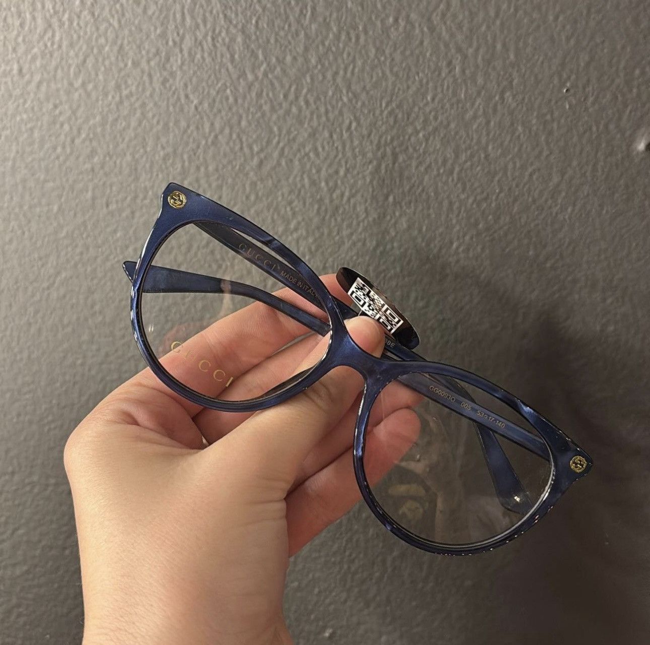 Gucci Blue Bee Gucci Glasses Size ONE SIZE - 1 Thumbnail
