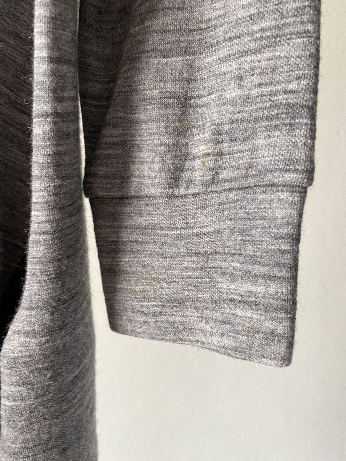 Y's Y’s Yohji Yamamoto Gray Layered Hem Knit Top Size XS / US 0-2 / IT 36-38 - 7 Thumbnail