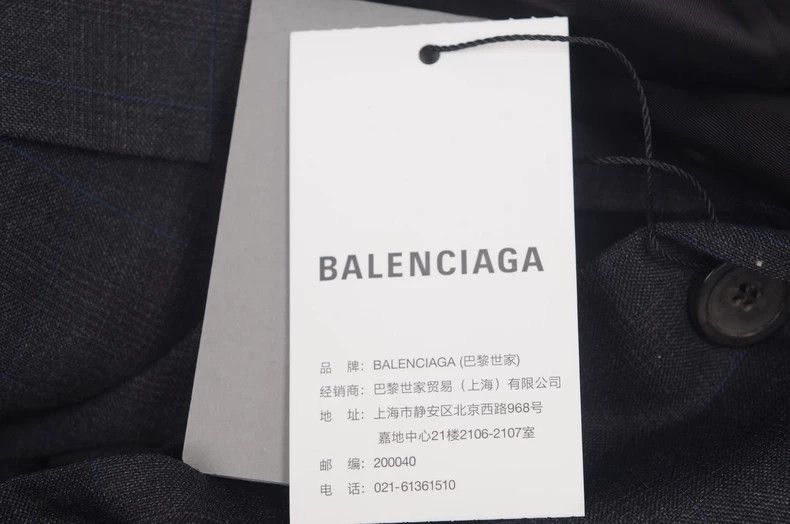 Balenciaga Balenciaga Solid Color + Wool + Blazer Jacket Size US S / EU 44-46 / 1 - 8 Thumbnail
