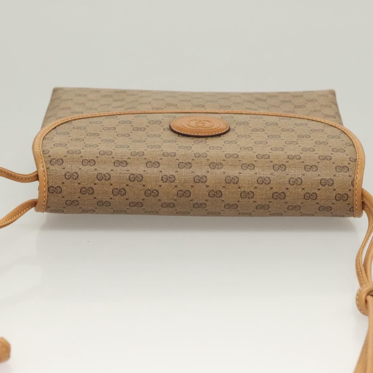 Gucci GUCCI Micro GG Supreme Shoulder Bag Pvc Beige Gold 49 001 Size ONE SIZE - 6 Thumbnail