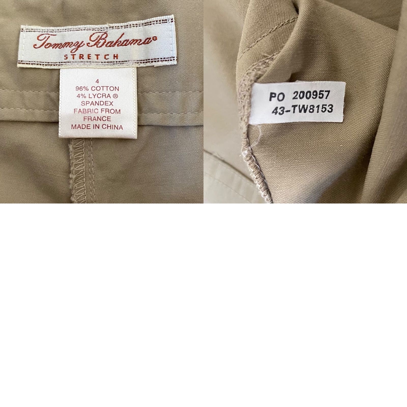 Tommy Bahama VINTAGE Tommy Bahama Women's Chino Shorts Khaki Cotton Blend Size 4 Casual Travel Outdoors Size 27" / US 4 / IT 40 - 8 Thumbnail
