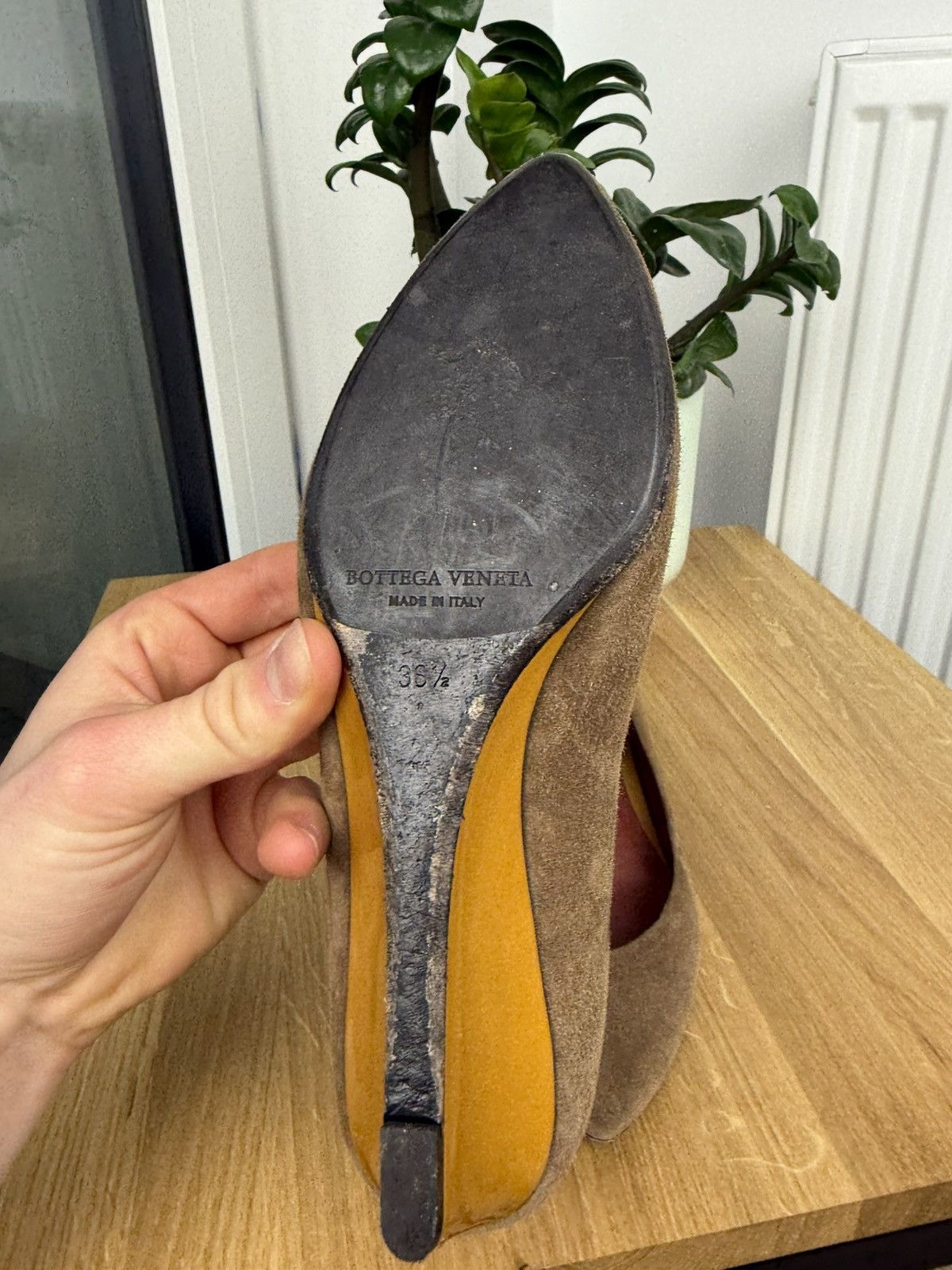Bottega Veneta ❌LAST DROP❌ VINTAGE BOTTEGA VENETA WOVEN HEELS Size US 6.5 / IT 36.5 - 7 Thumbnail