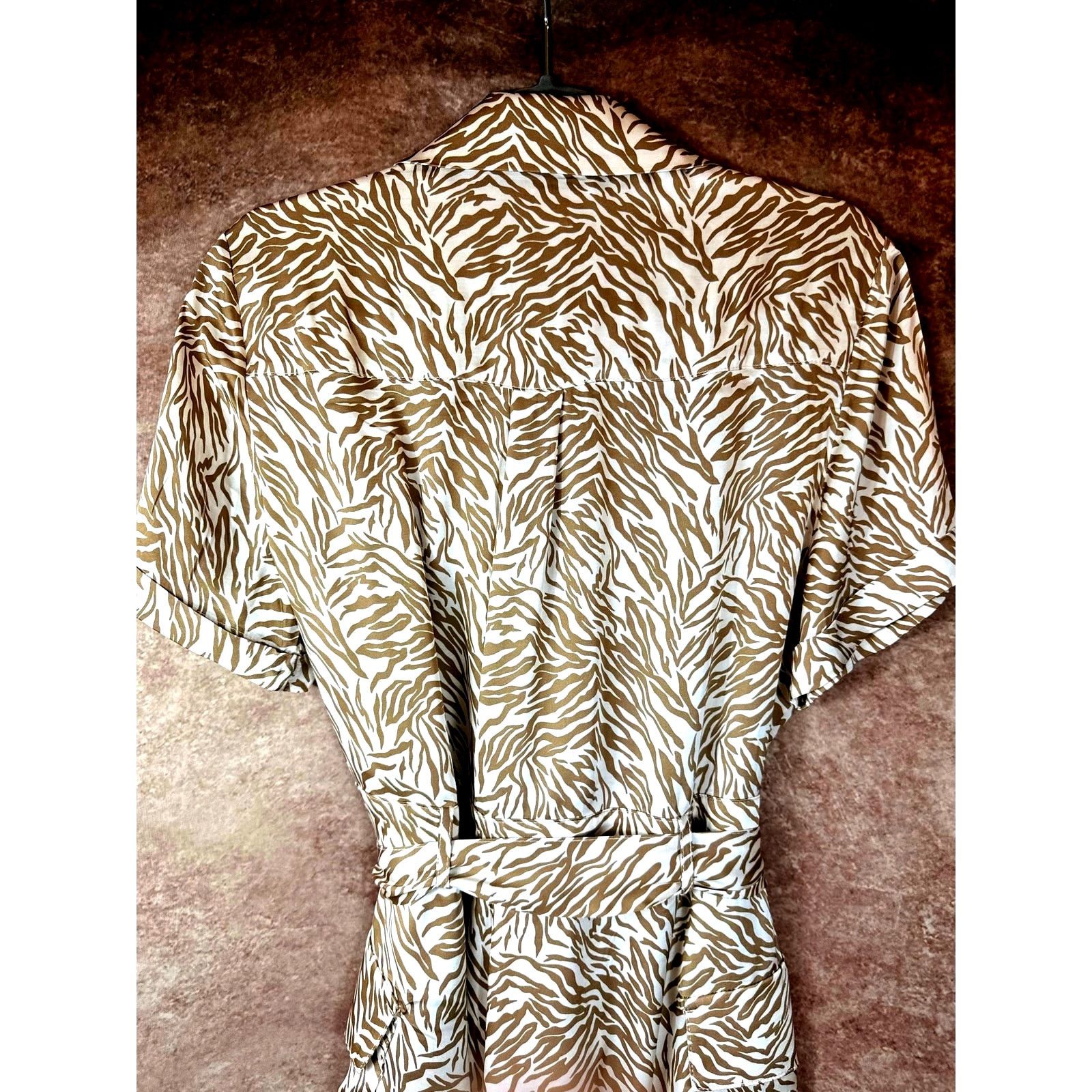 Other Lita by Ciara Animal Print Romper - Neutral Tiger - size M Size 30" / US 8 / IT 44 - 12 Thumbnail