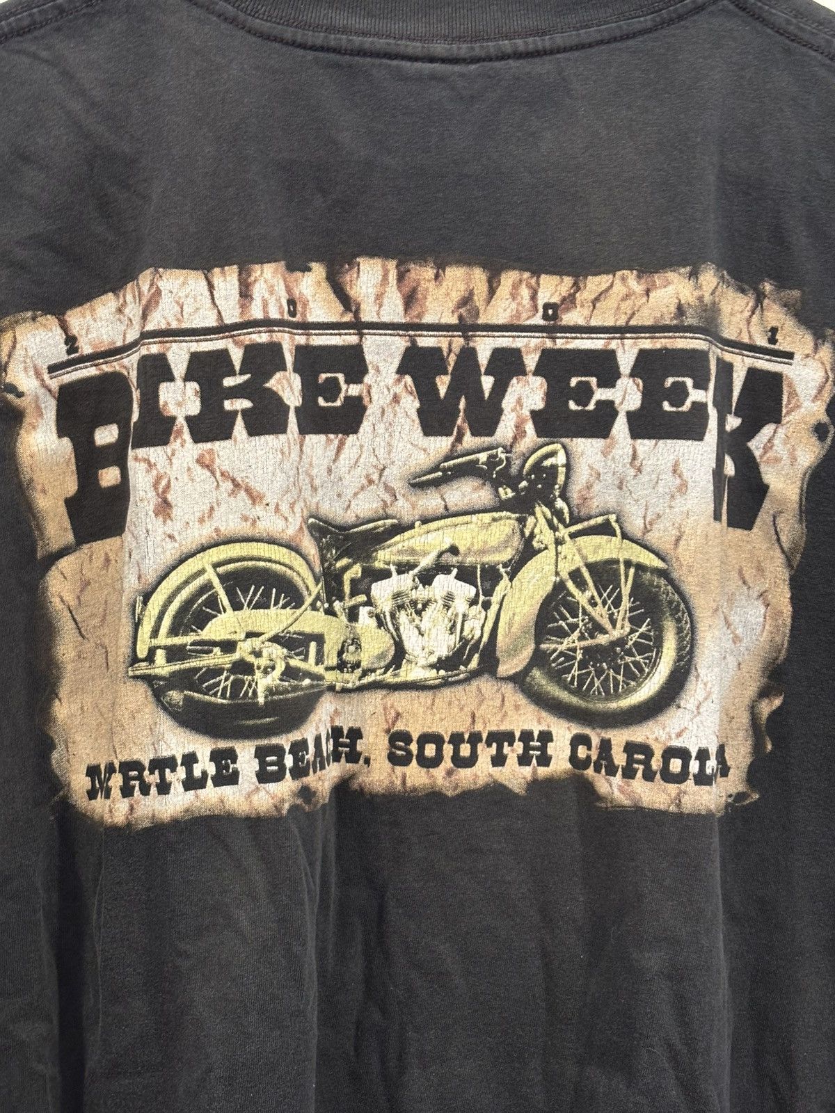 Harley Davidson Vintage 2001 Myrtle Beach SC Bike Week Black Shirt - XL Size US XL / EU 56 / 4 - 5 Thumbnail