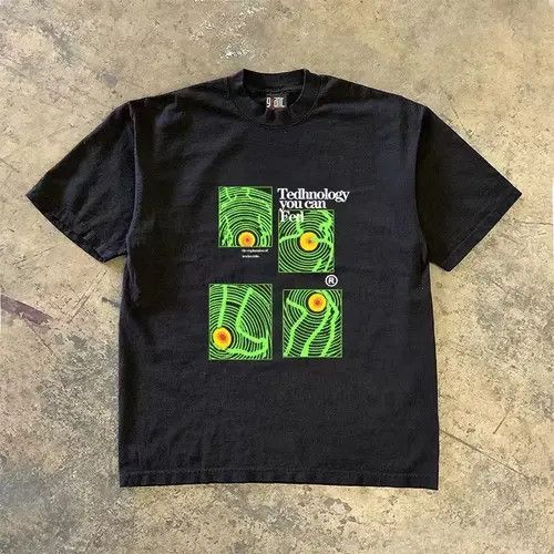 Japanese Brand × Vintage Black washed vintage glasses print cotton t-shirt Size US M / EU 48-50 / 2 - 3 Thumbnail