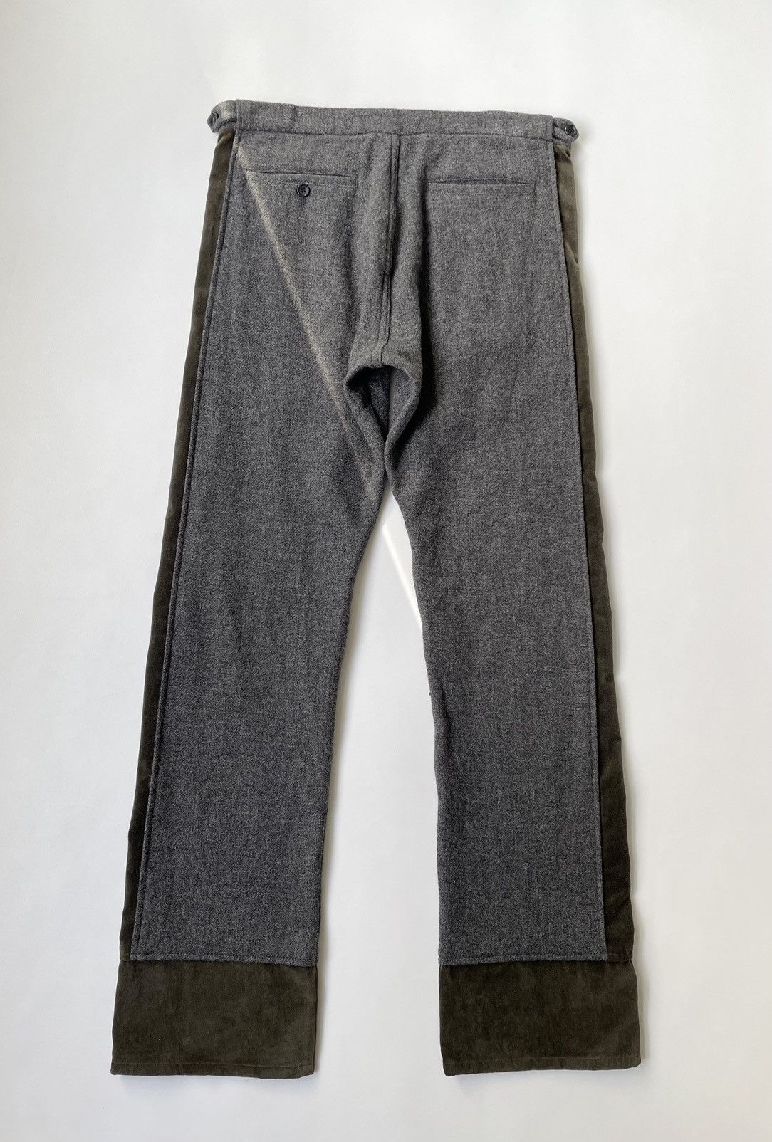 Comme des Garcons A/W 06 Velvet + Wool Panelled Trousers Size US 36 / EU 52 - 8 Thumbnail