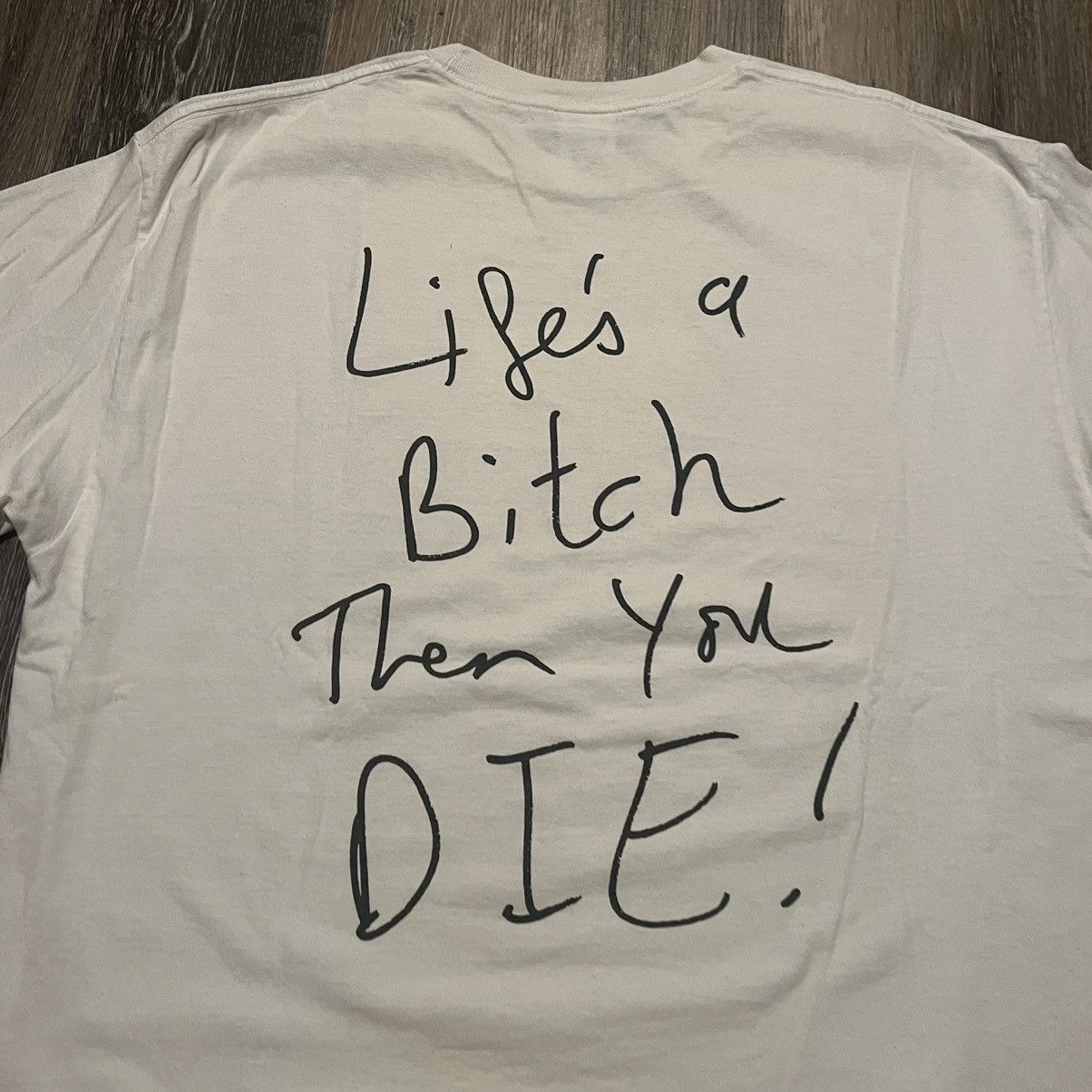 Damien Hirst × Supreme Supreme Damien Hirst Box Logo Tee life’s a bitch t shirt Size US XL / EU 56 / 4 - 20 Thumbnail