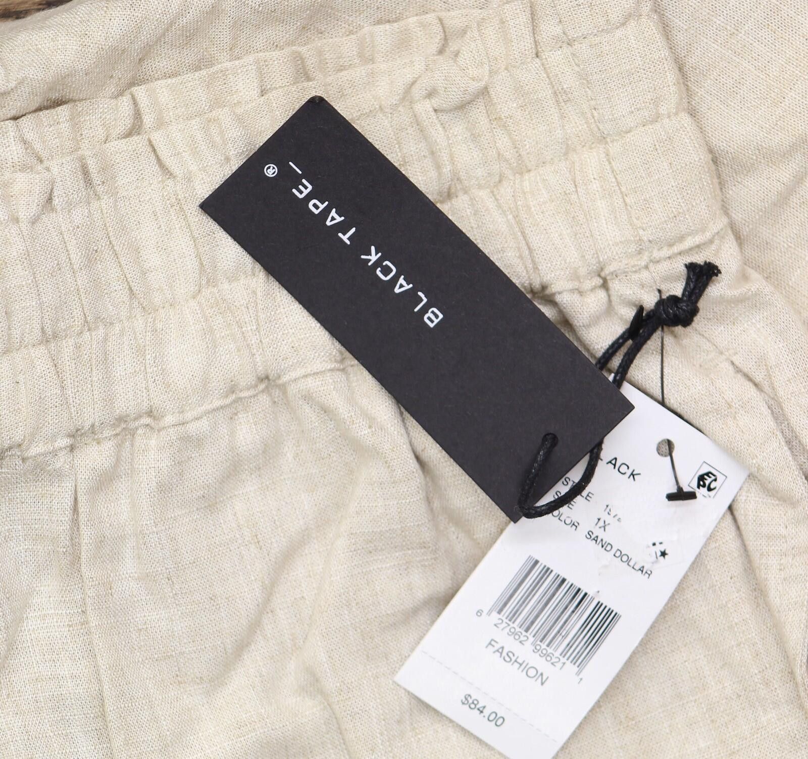Other Nwt Black Tape Blend Wide-leg Pants Sand Dollar Brown 1x Size 40" / US 18 - 3 Thumbnail