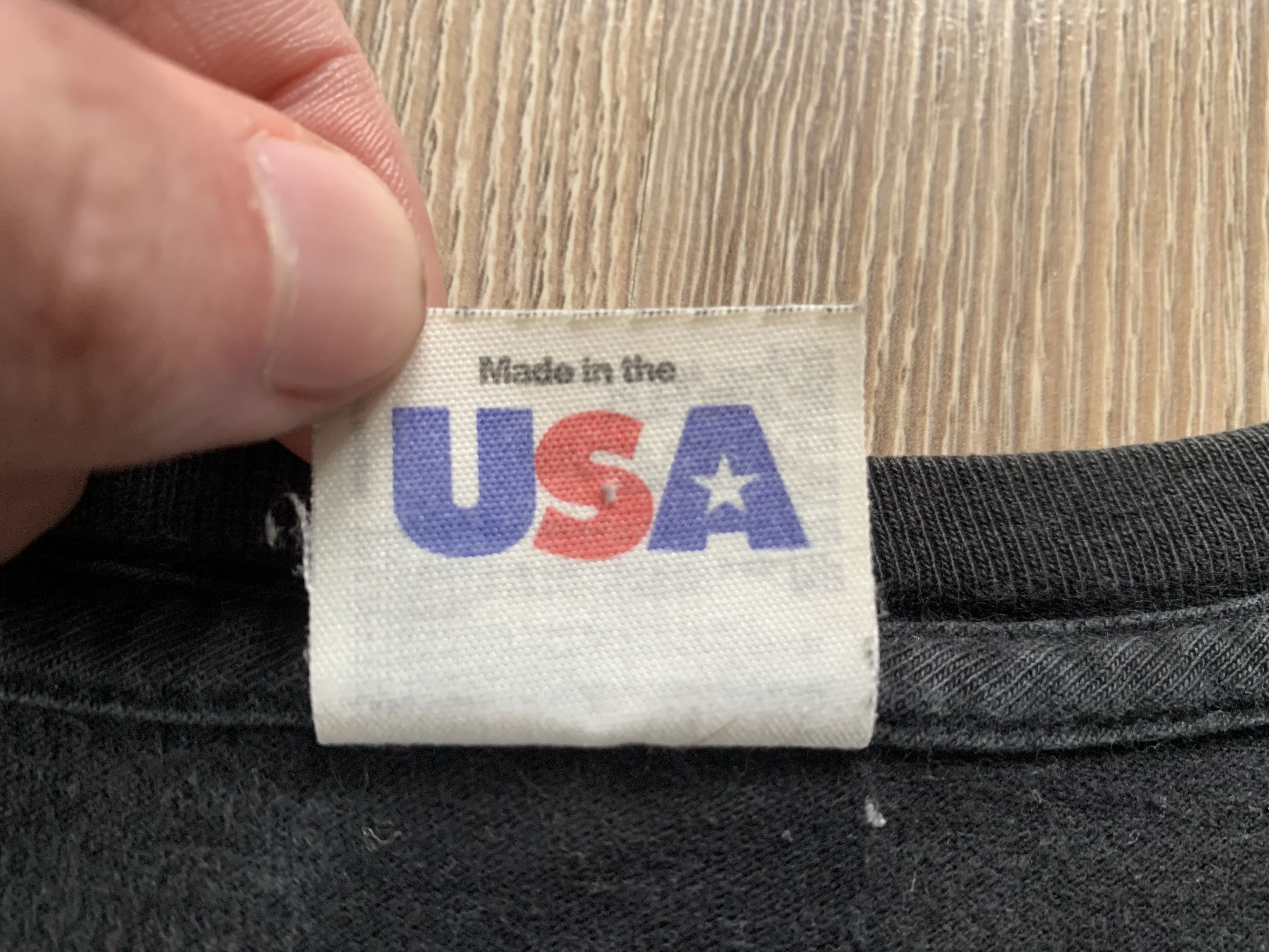 Other American Apparel The Hammer Black T-Shirt Made in USA Size US XL / EU 56 / 4 - 6 Thumbnail
