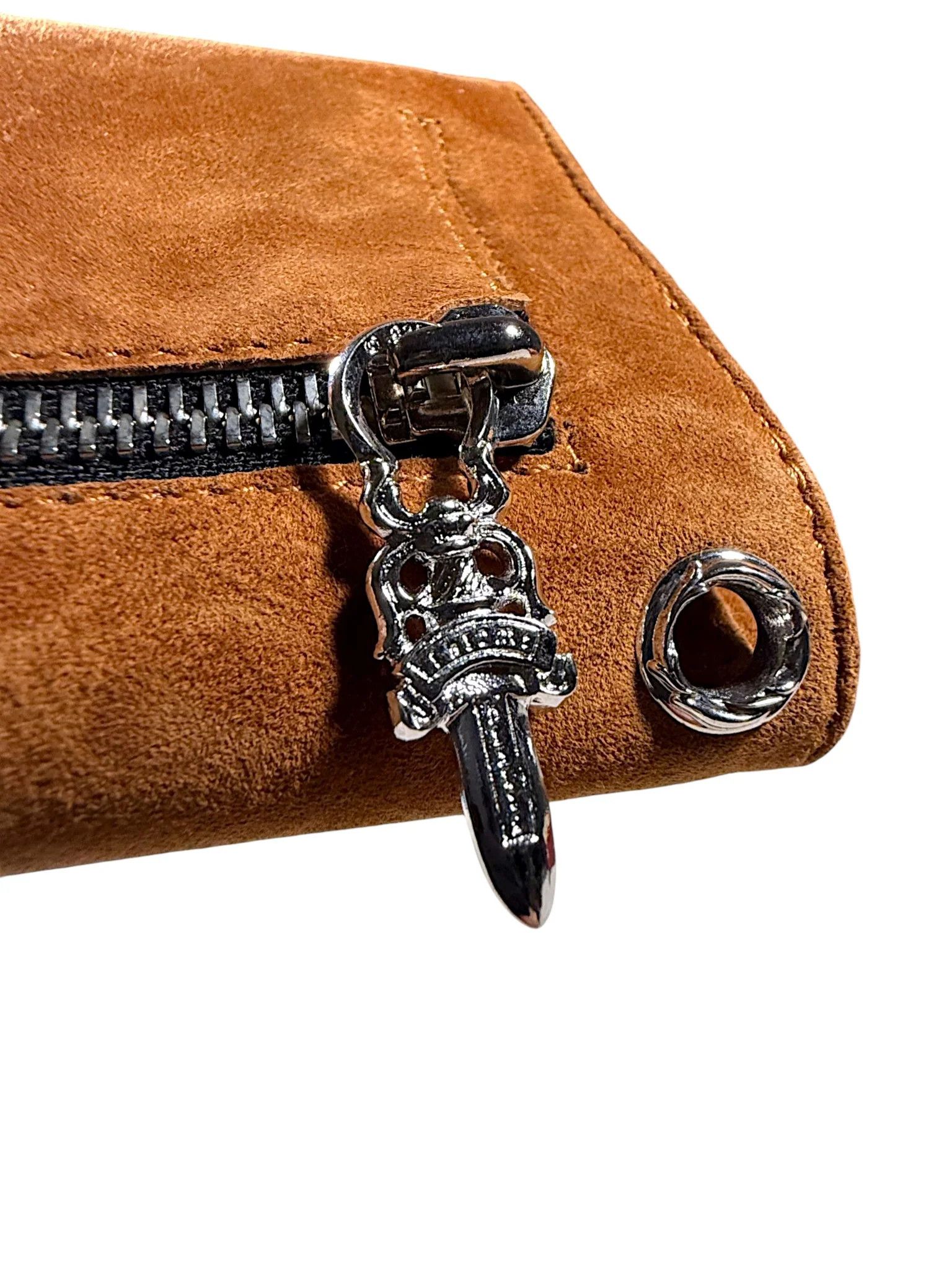 Chrome Hearts Suede Rhodium Wave Wallet Size ONE SIZE - 9 Thumbnail