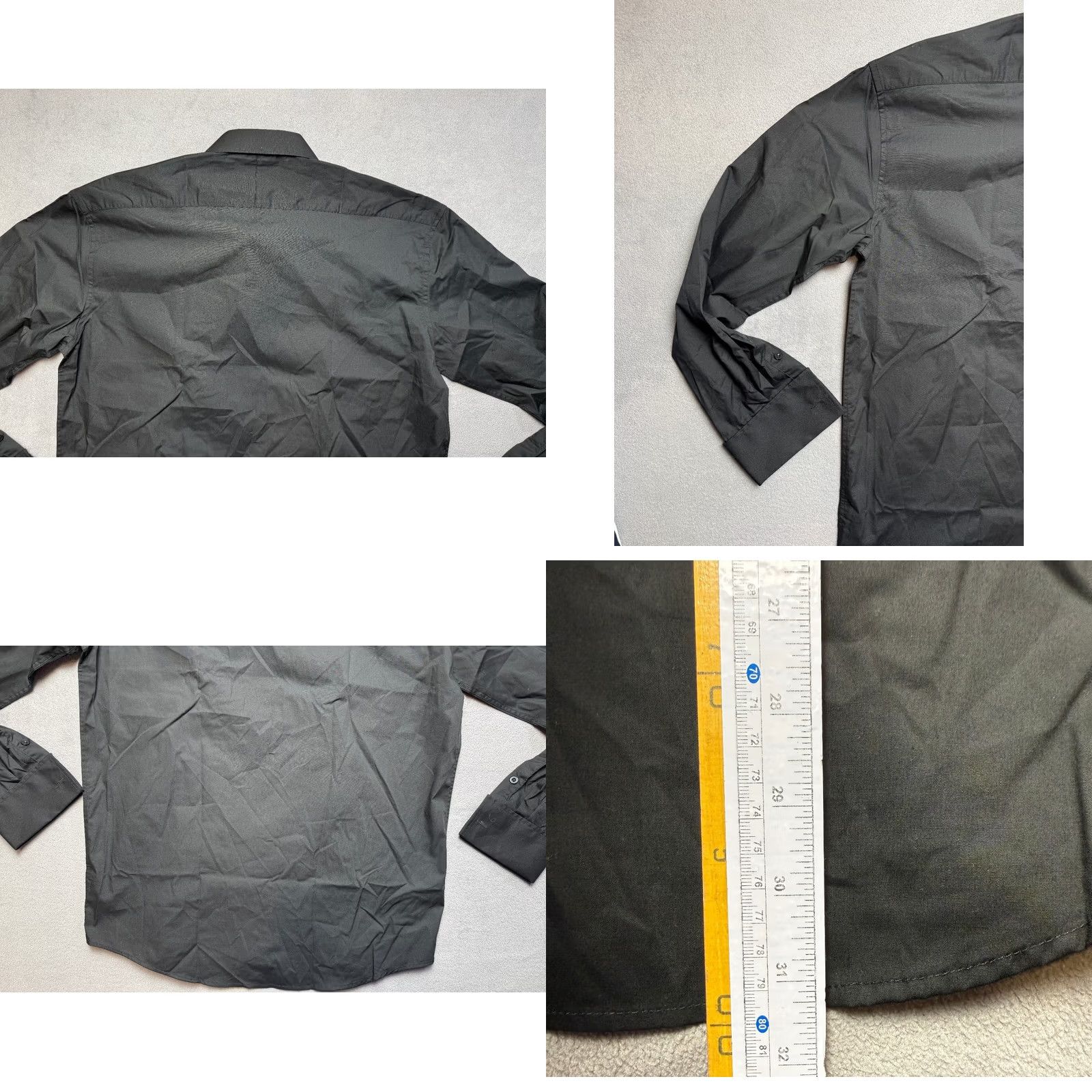 Vintage Dobell Button Up ruffled tuxedo shirt Long Sleeve Mens size 17 Black Size US XL / EU 56 / 4 - 9 Thumbnail