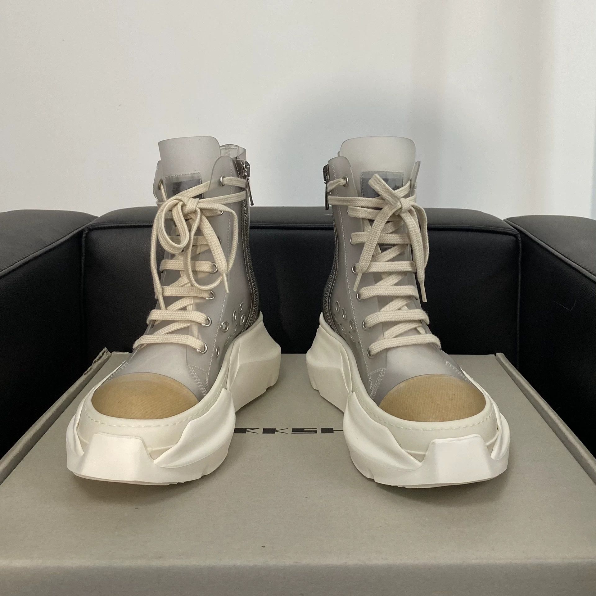 Rick Owens Rick Owens PVC Platform Converse Shoes Size US 6 / IT 36 - 1 Thumbnail